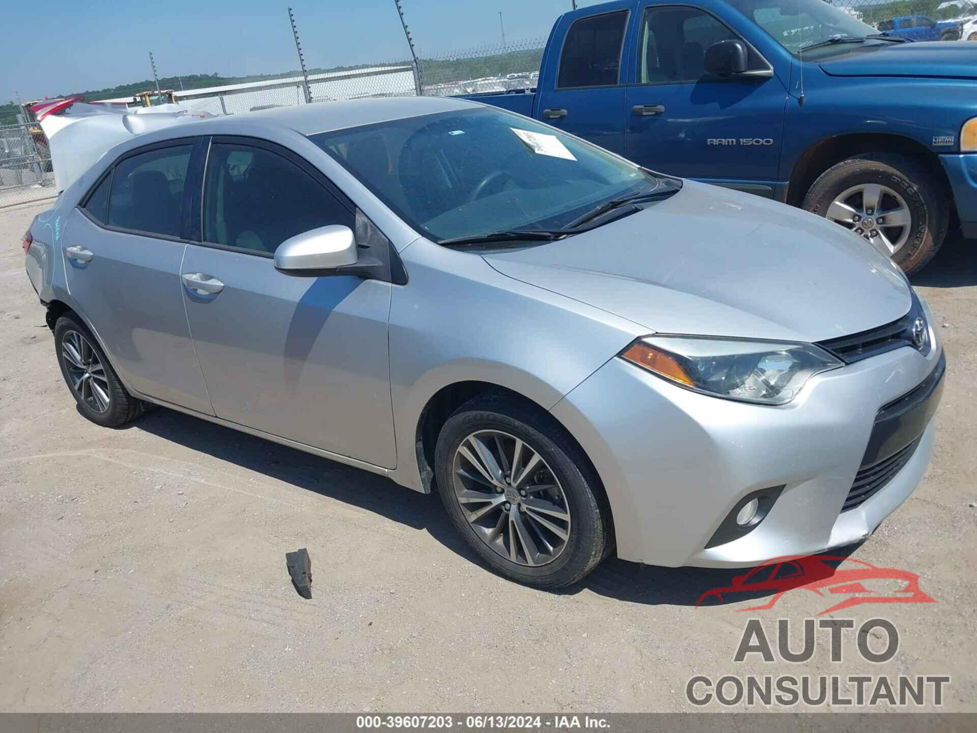 TOYOTA COROLLA 2016 - 5YFBURHE7GP390130