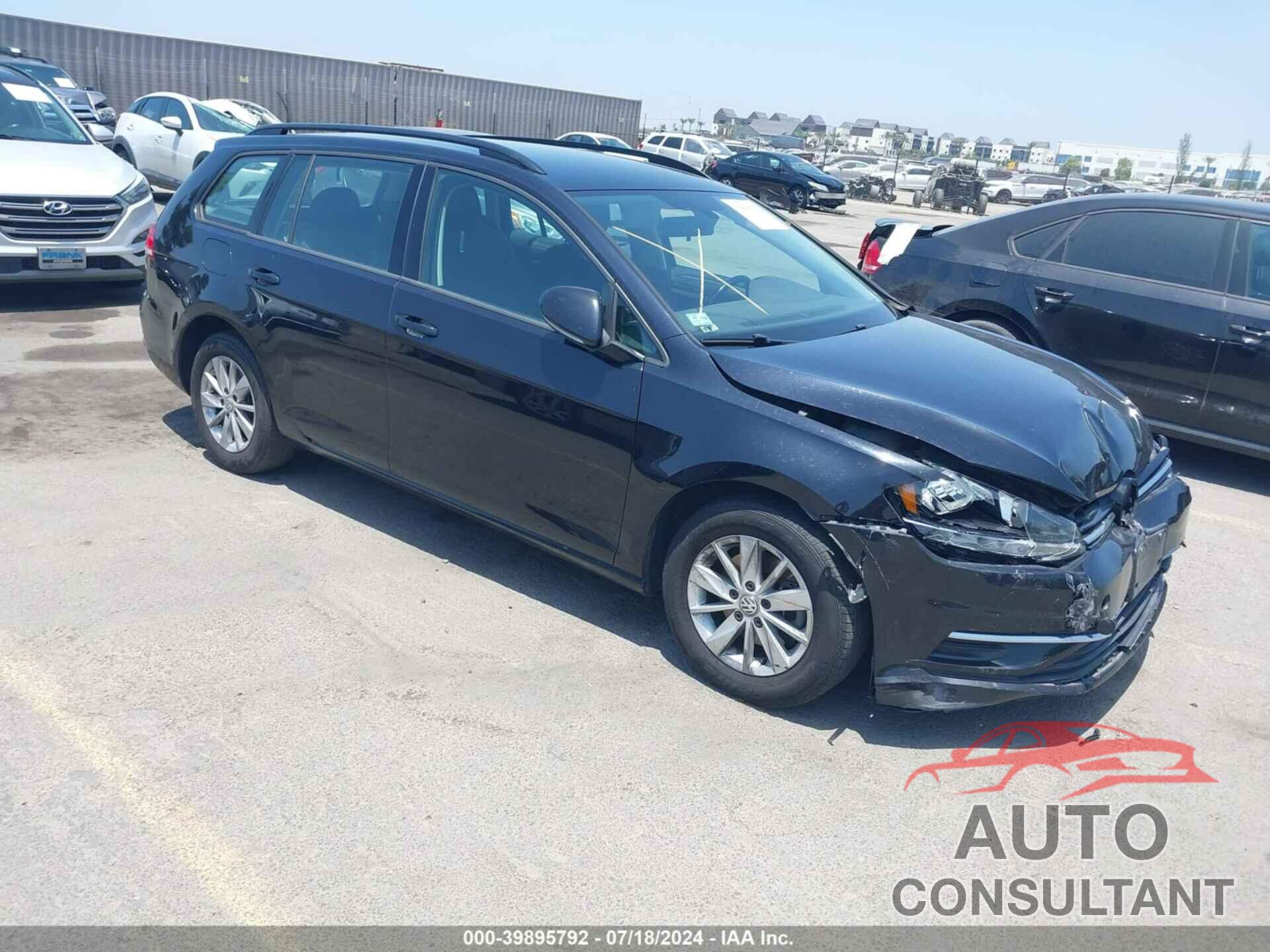 VOLKSWAGEN GOLF SPORTWAGEN 2019 - 3VWY57AU6KM509649