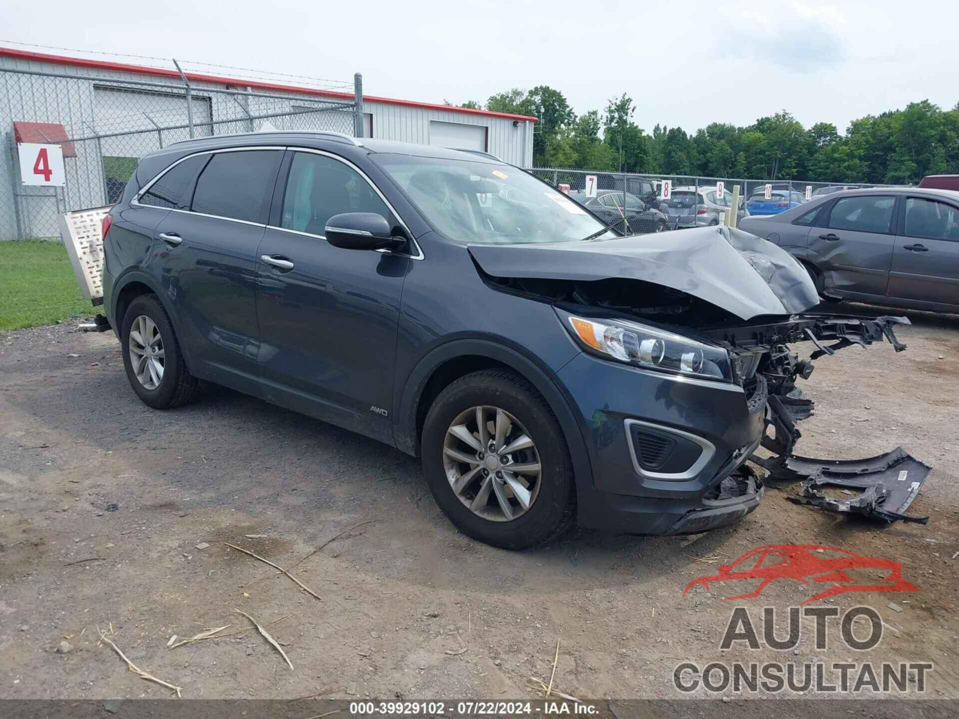 KIA SORENTO 2018 - 5XYPGDA30JG411453