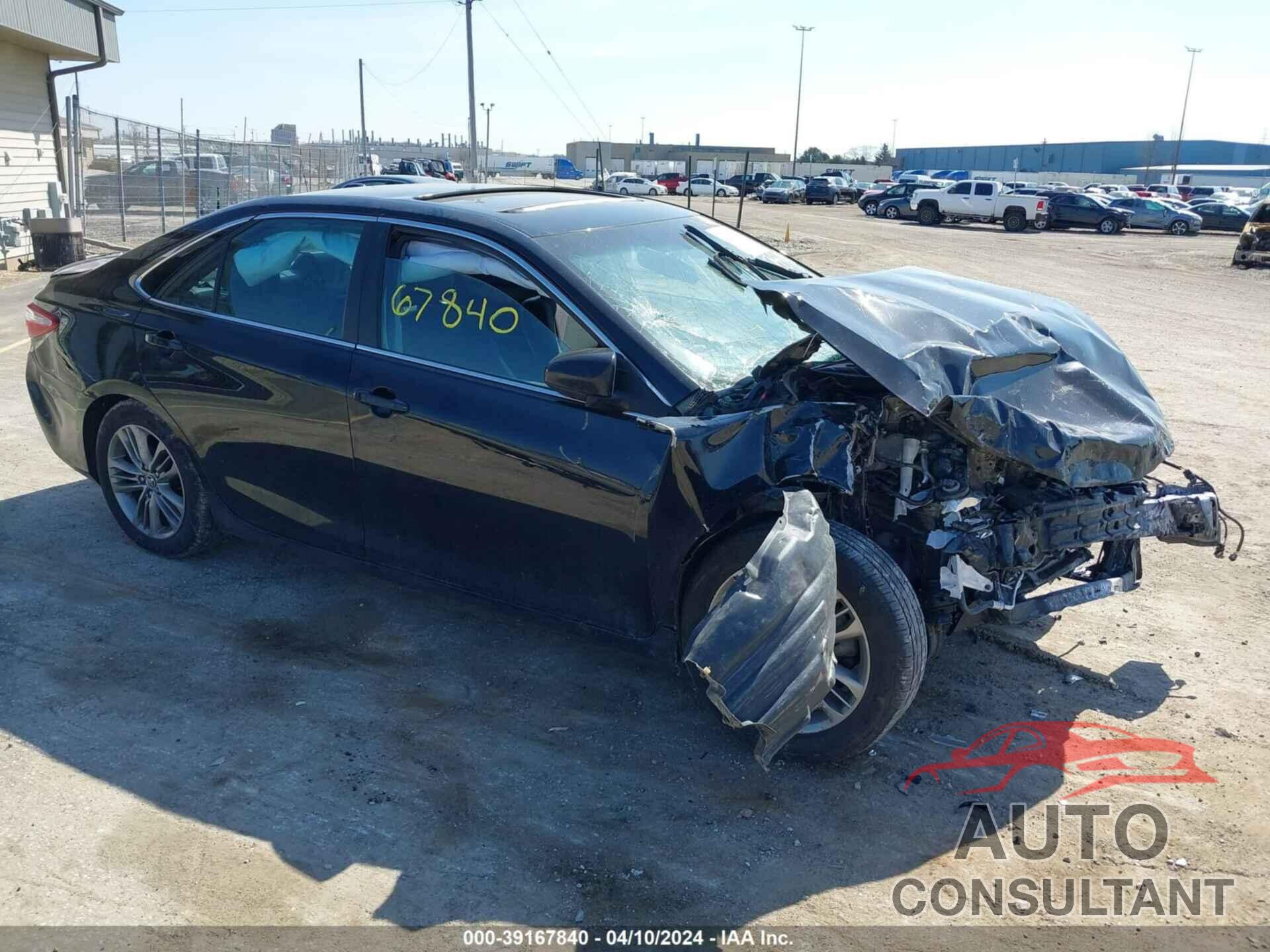 TOYOTA CAMRY 2016 - 4T1BF1FK9GU528205