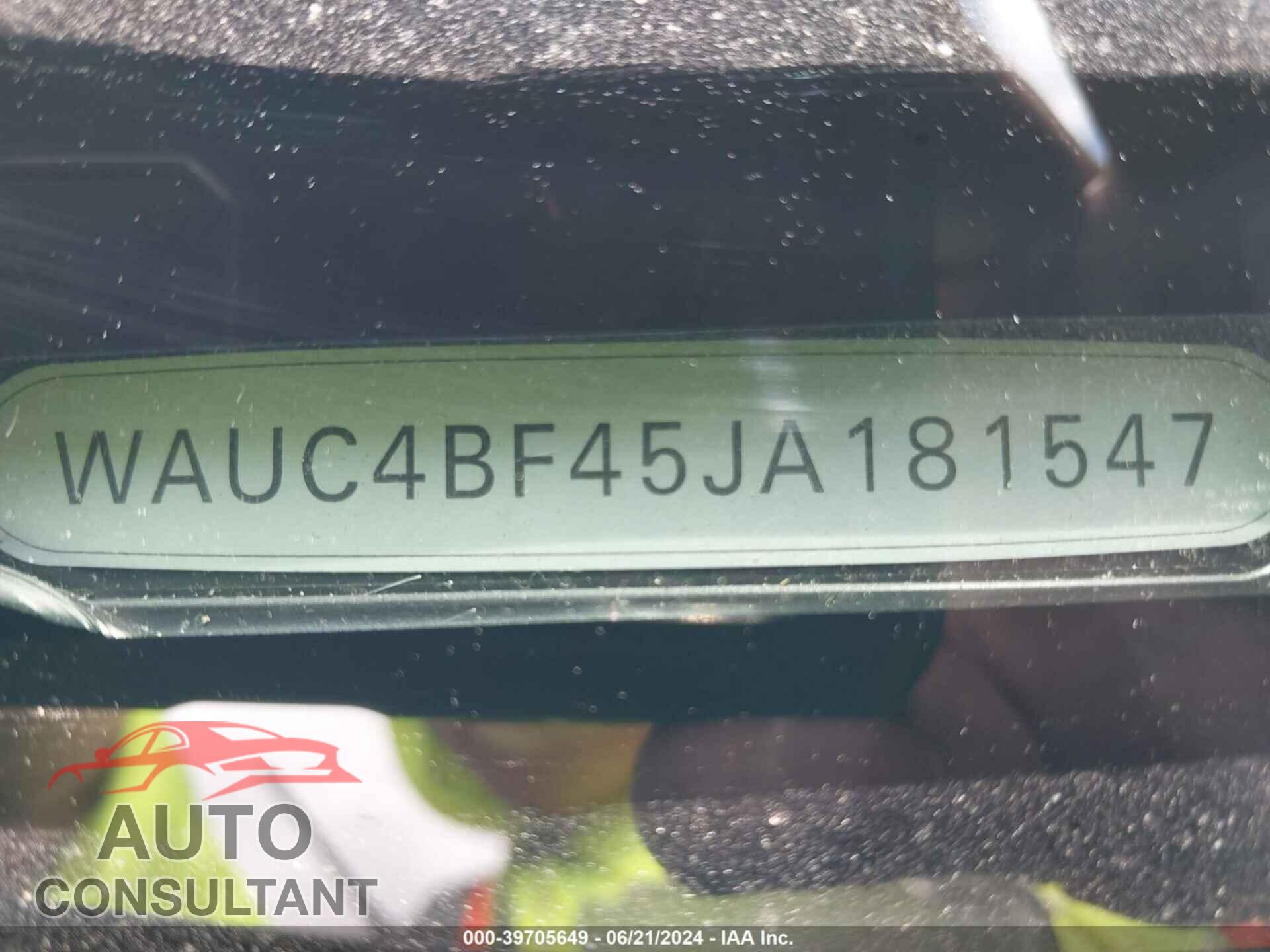 AUDI S4 2018 - WAUC4BF45JA181547