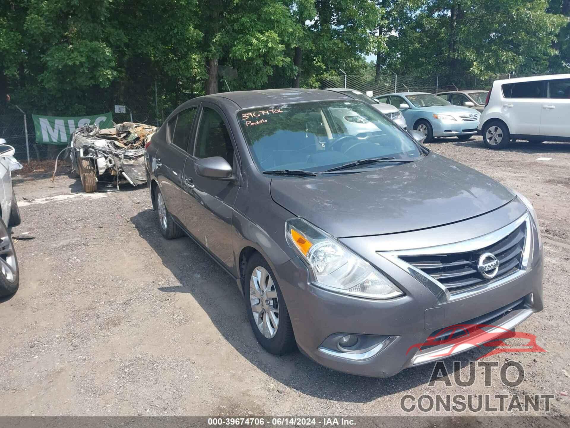 NISSAN VERSA 2017 - 3N1CN7AP1HL834671