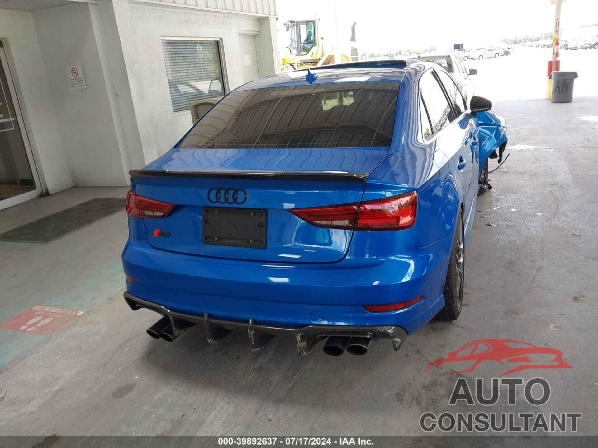 AUDI S3 2017 - WAUB1GFF0H1050507