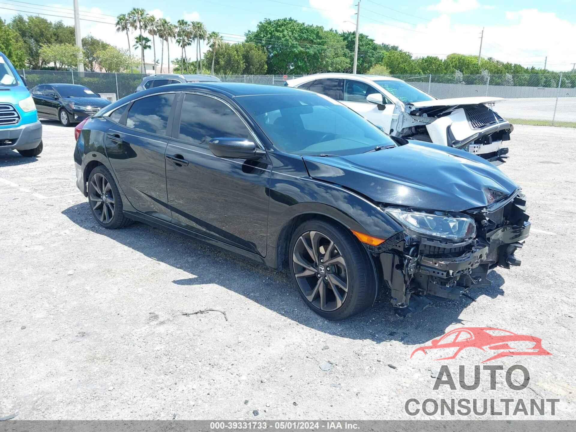 HONDA CIVIC 2019 - 2HGFC2F85KH604721