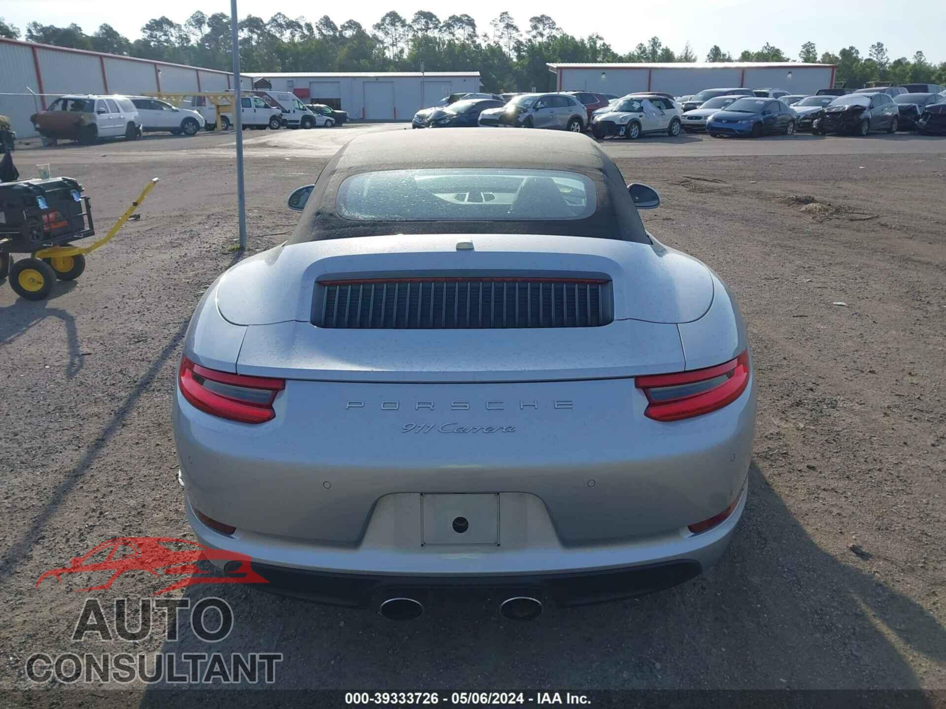 PORSCHE 911 2017 - WP0CA2A97HS142395