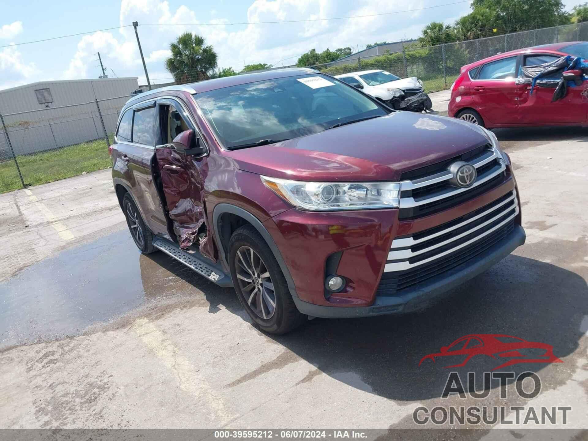 TOYOTA HIGHLANDER 2017 - 5TDKZRFH4HS220380