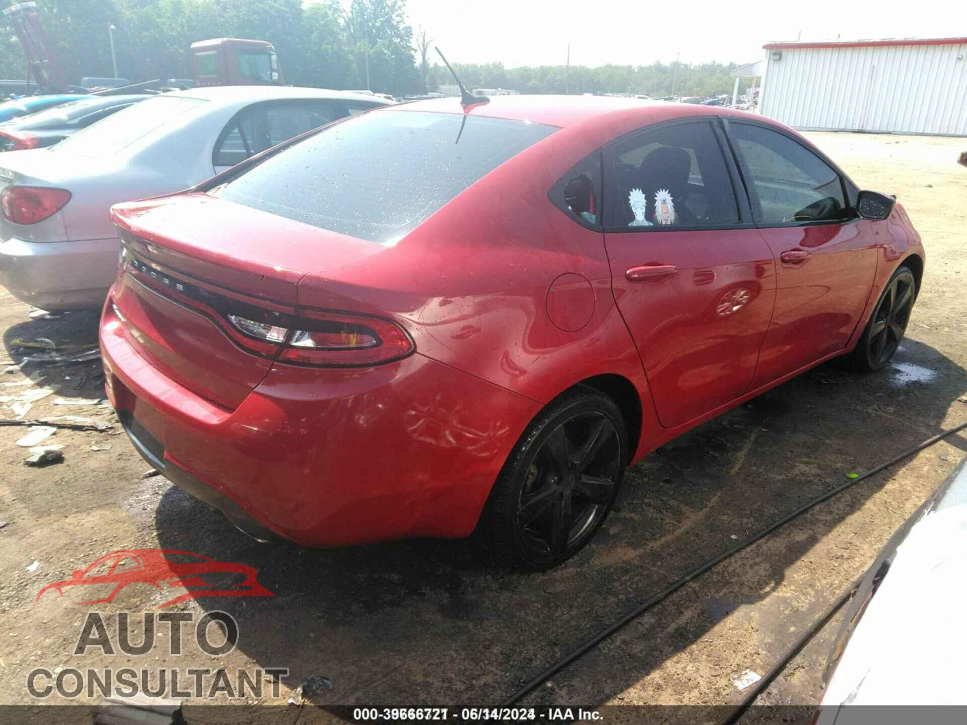 DODGE DART 2015 - 1C3CDFBB6FD435260
