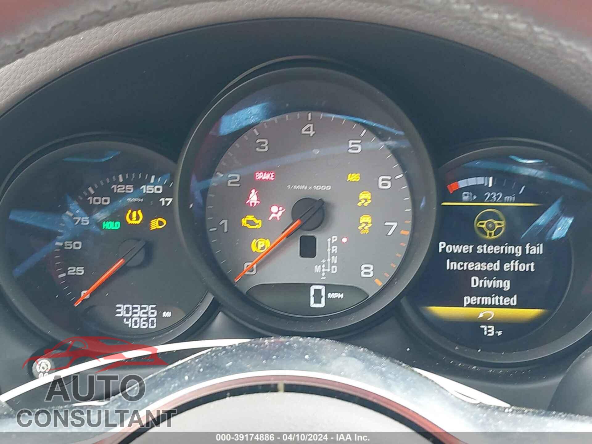 PORSCHE MACAN 2016 - WP1AB2A59GLB49793