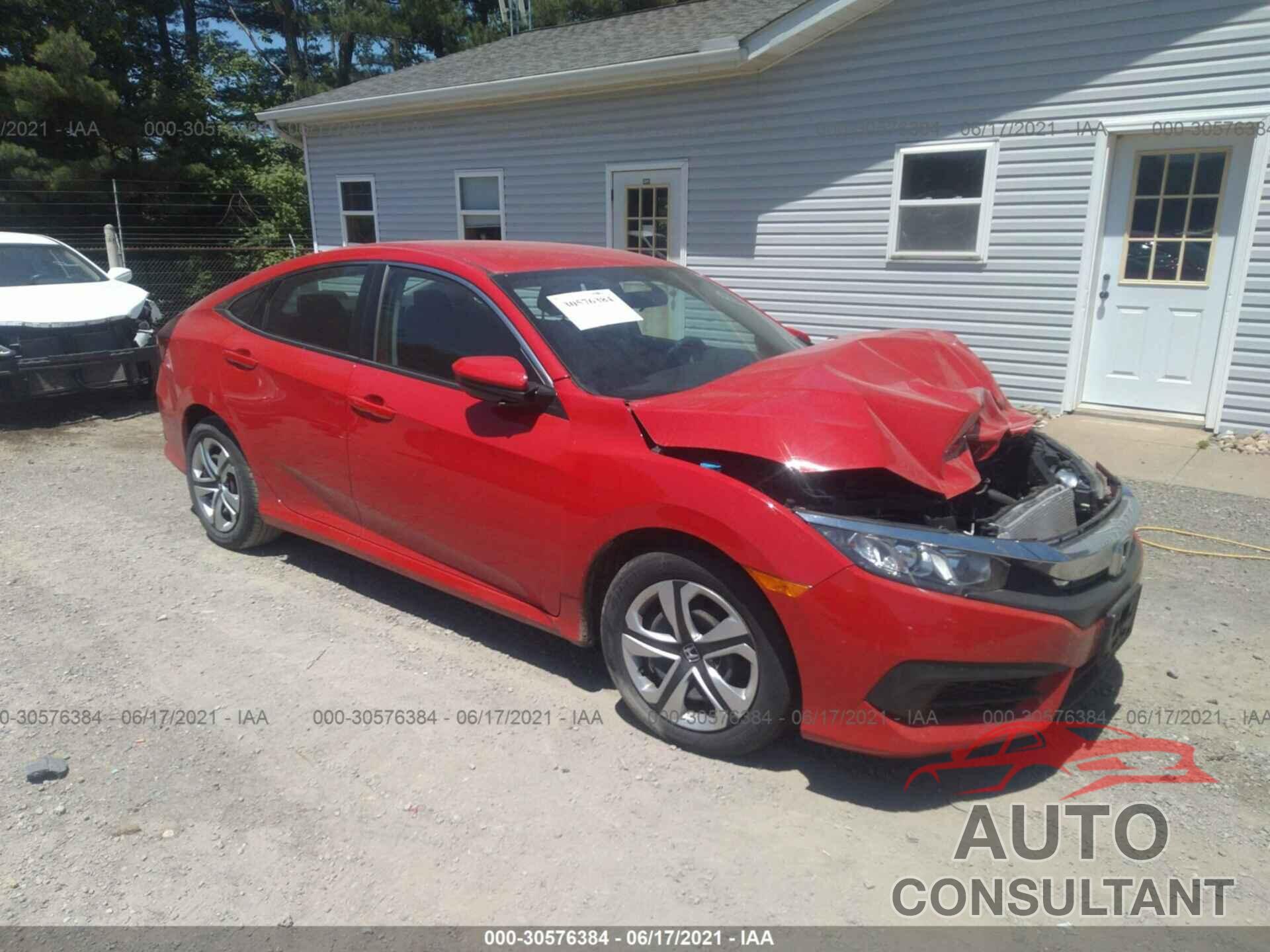 HONDA CIVIC SEDAN 2016 - 2HGFC2F52GH558584