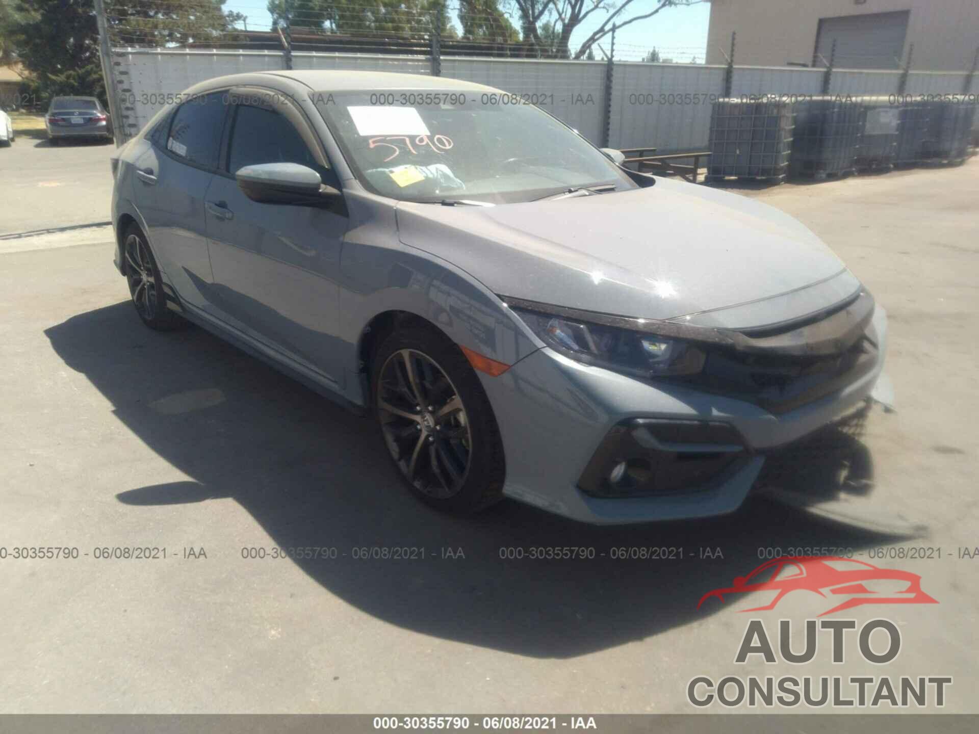 HONDA CIVIC HATCHBACK 2020 - SHHFK7H4XLU421586