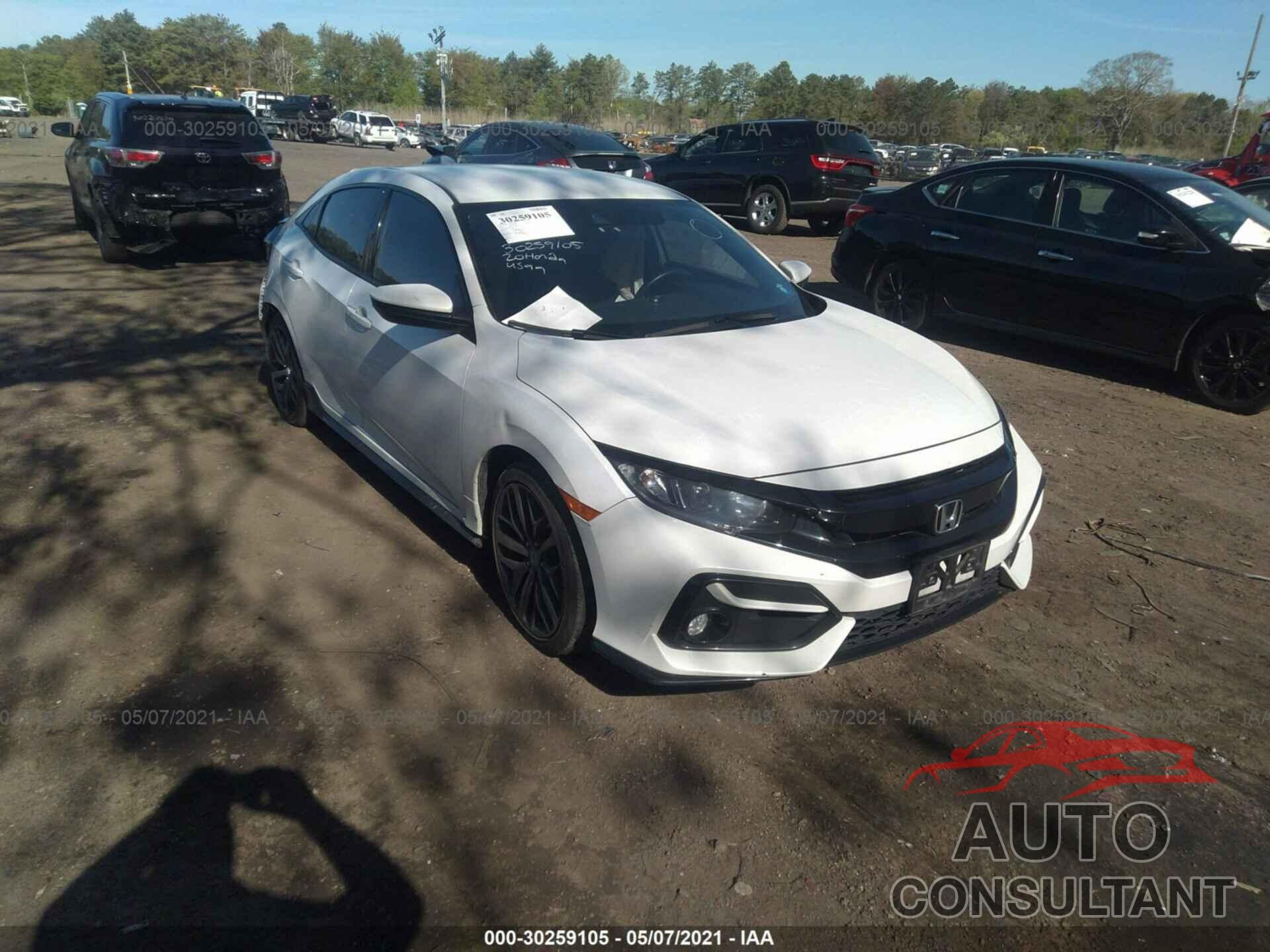 HONDA CIVIC HATCHBACK 2020 - SHHFK7H45LU401973