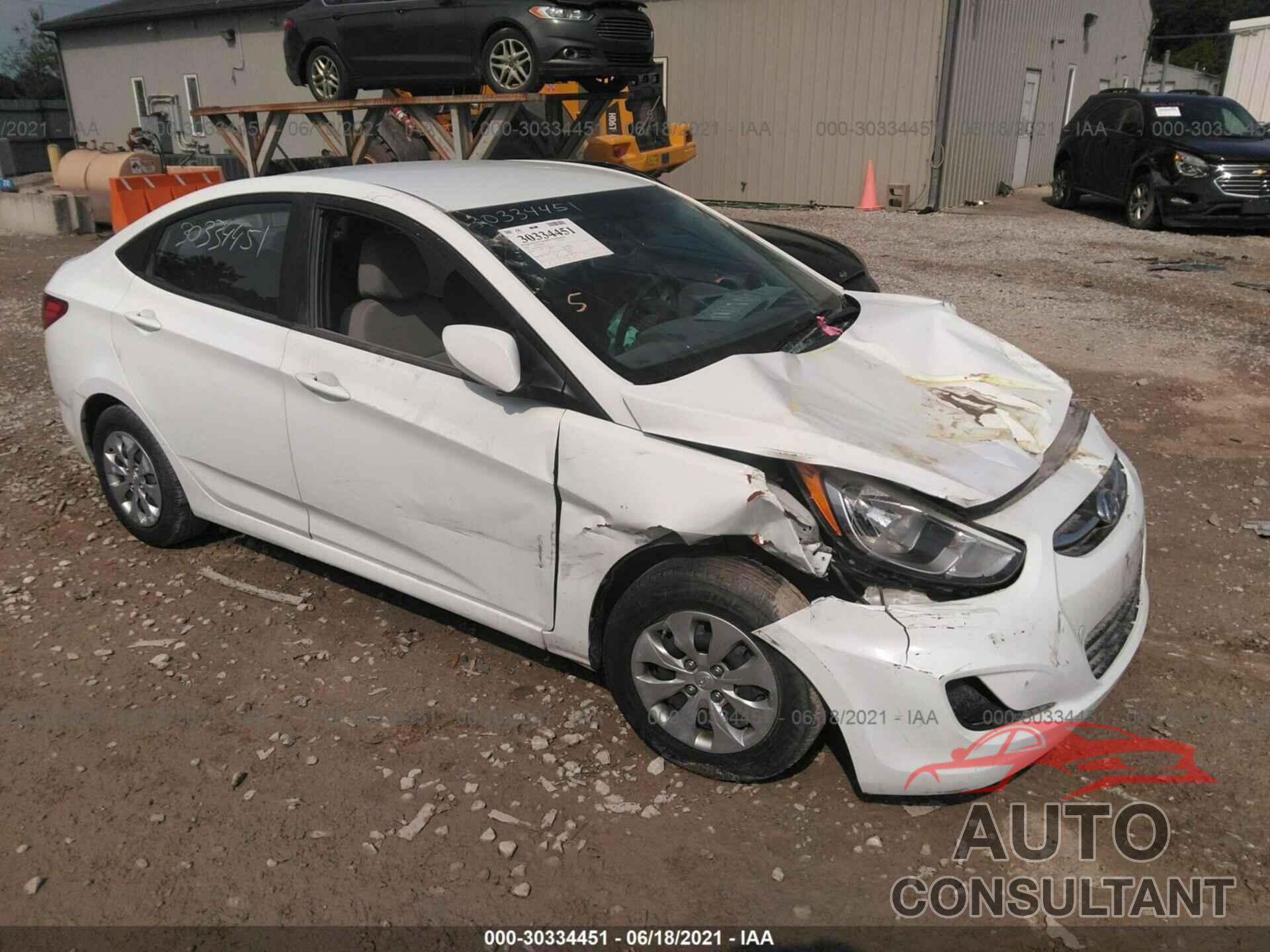 HYUNDAI ACCENT 2016 - KMHCT4AE6GU118252