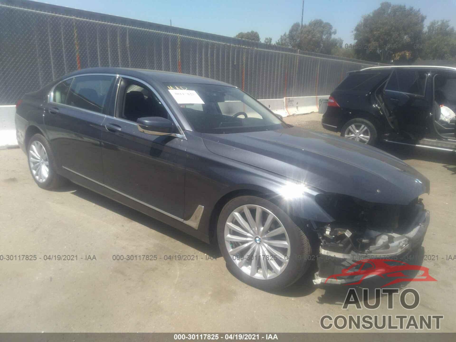 BMW 7 SERIES 2016 - WBA7E2C52GG739047