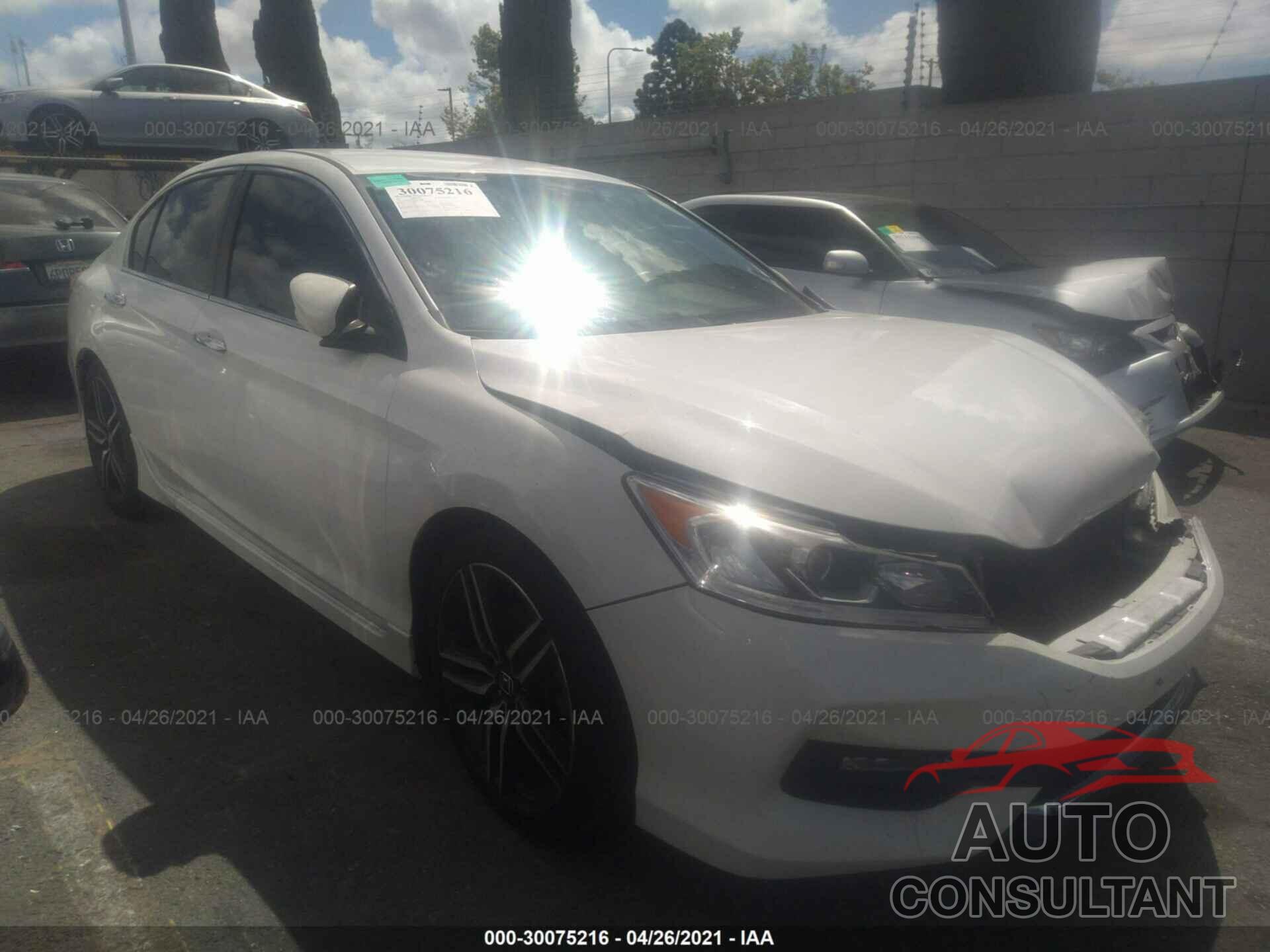 HONDA ACCORD SEDAN 2017 - 1HGCR2F52HA273496