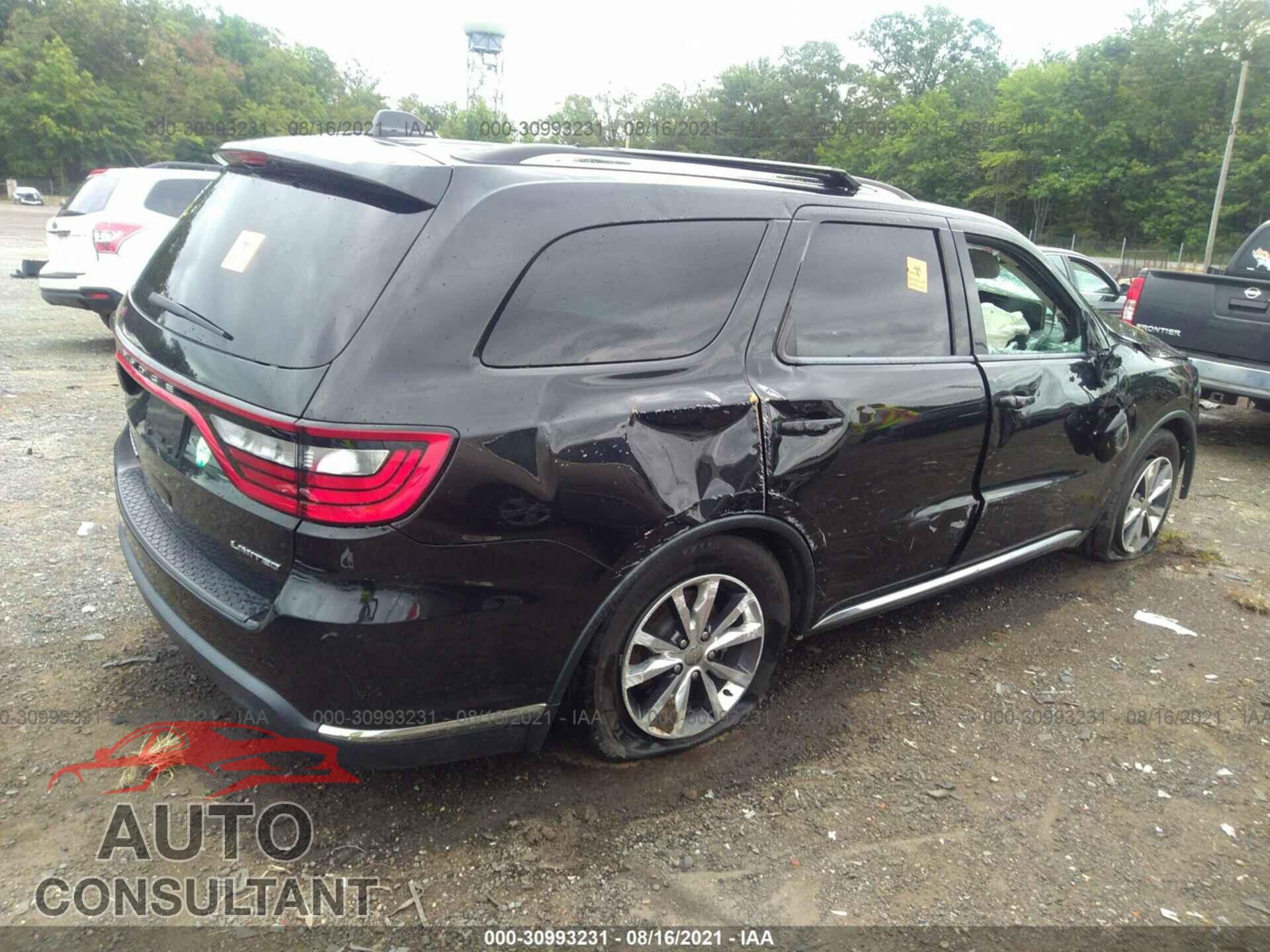 DODGE DURANGO 2016 - 1C4RDJDGXGC480422