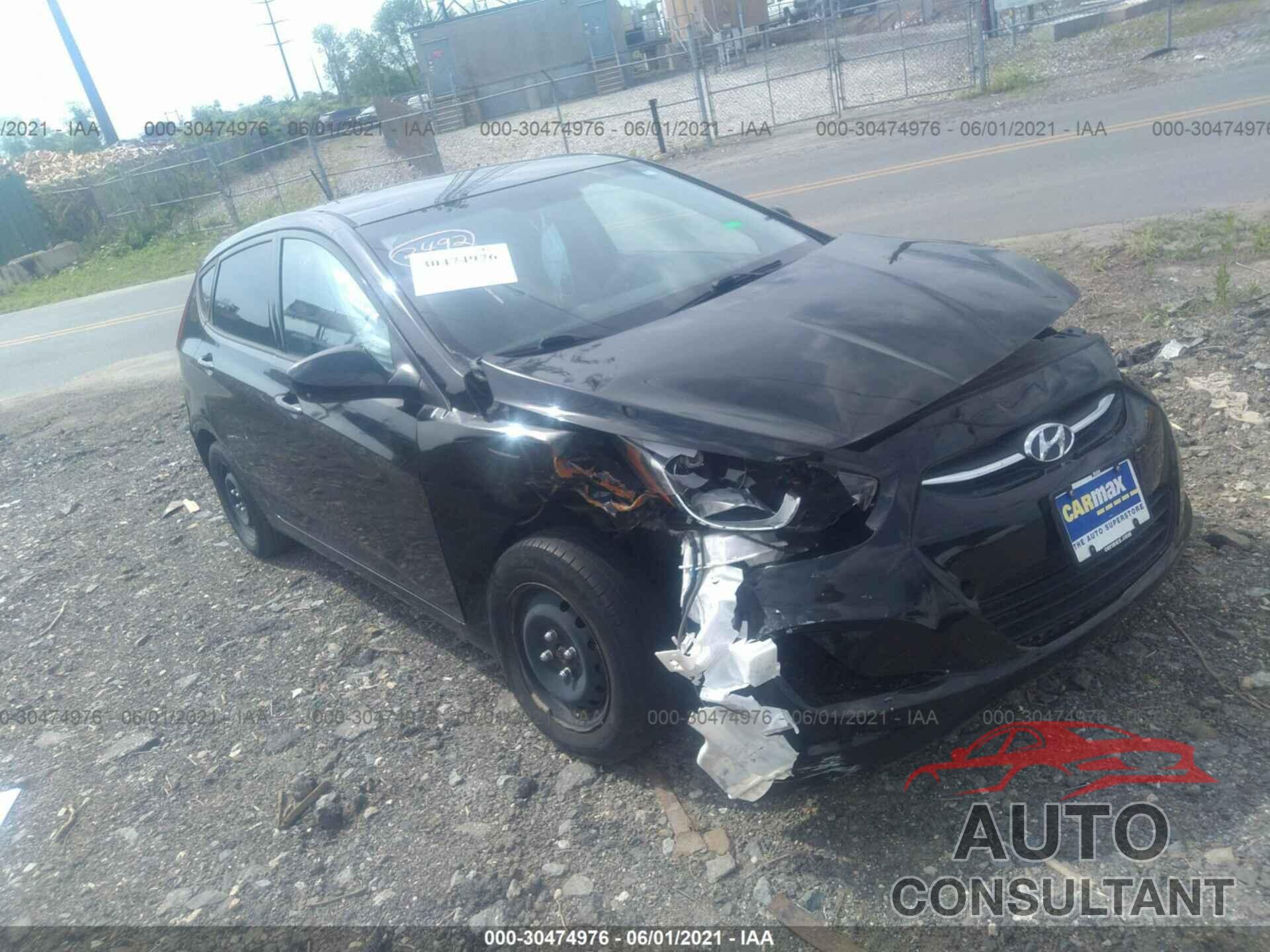 HYUNDAI ACCENT 2016 - KMHCT5AE9GU249746