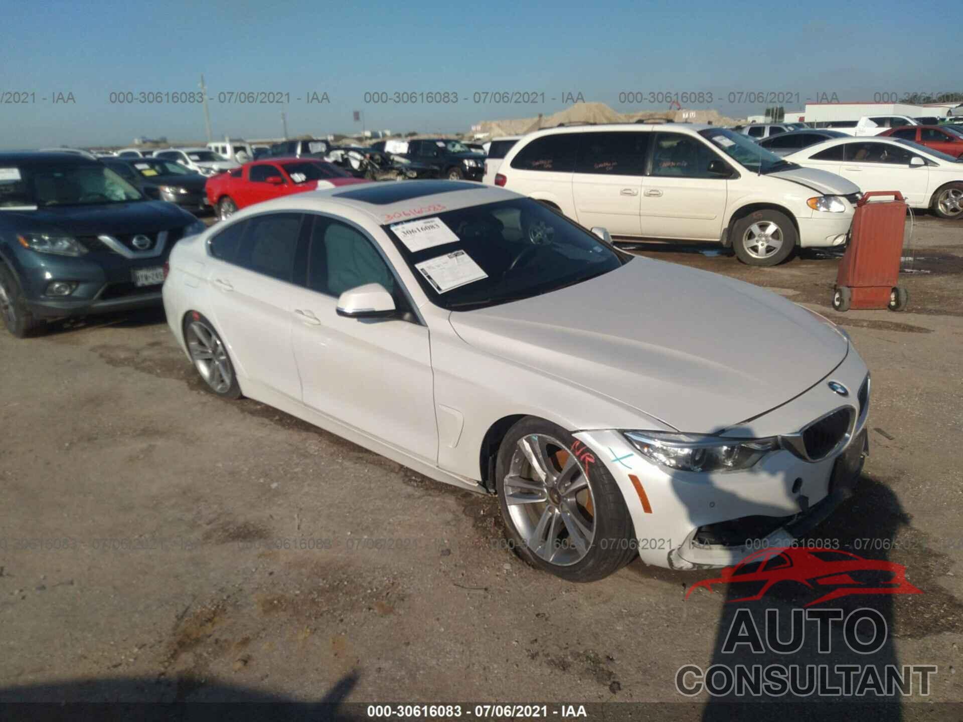 BMW 4 SERIES 2016 - WBA4A9C51GGL87652