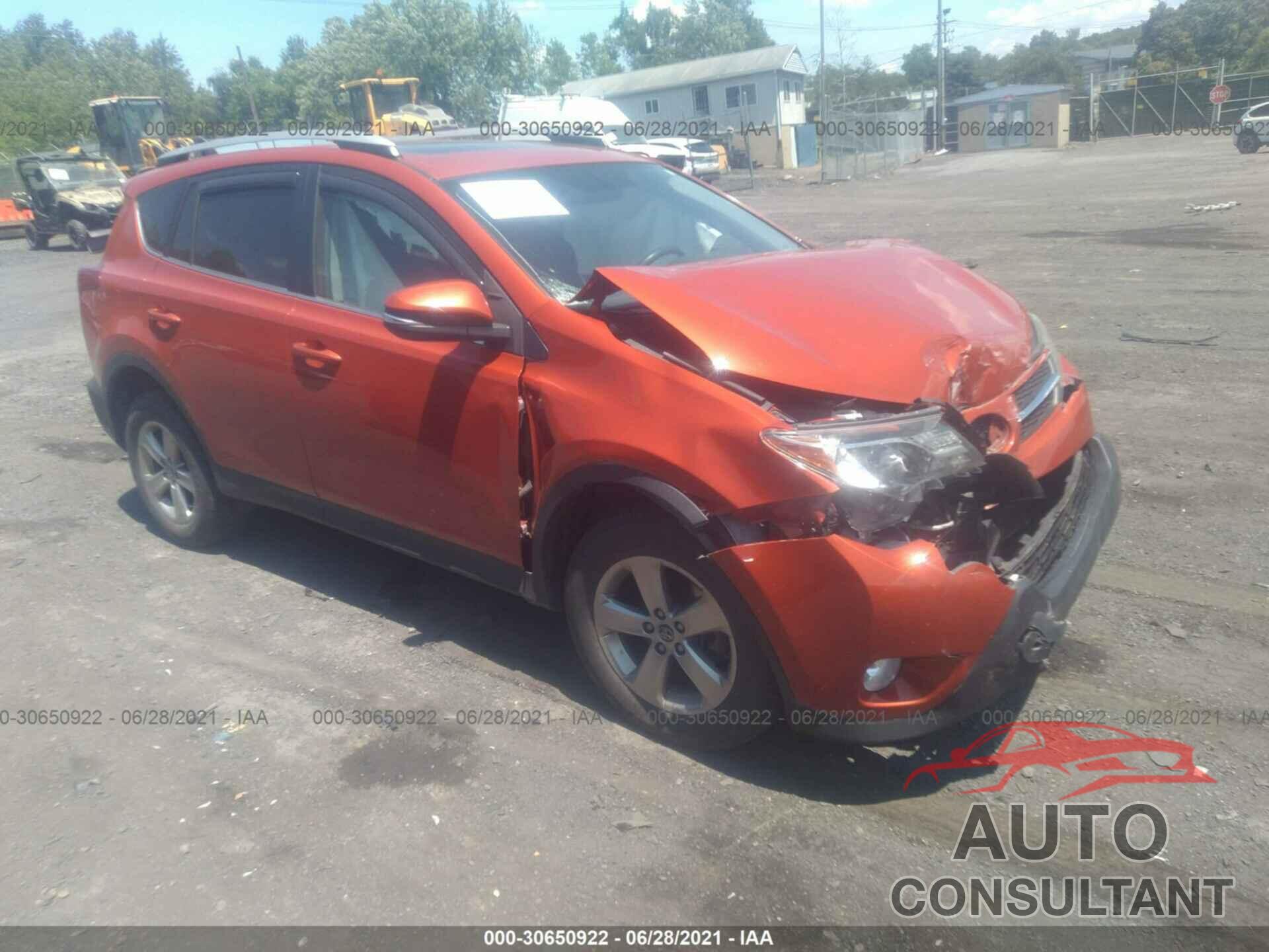 TOYOTA RAV4 2015 - 2T3P1RFVXLW100481