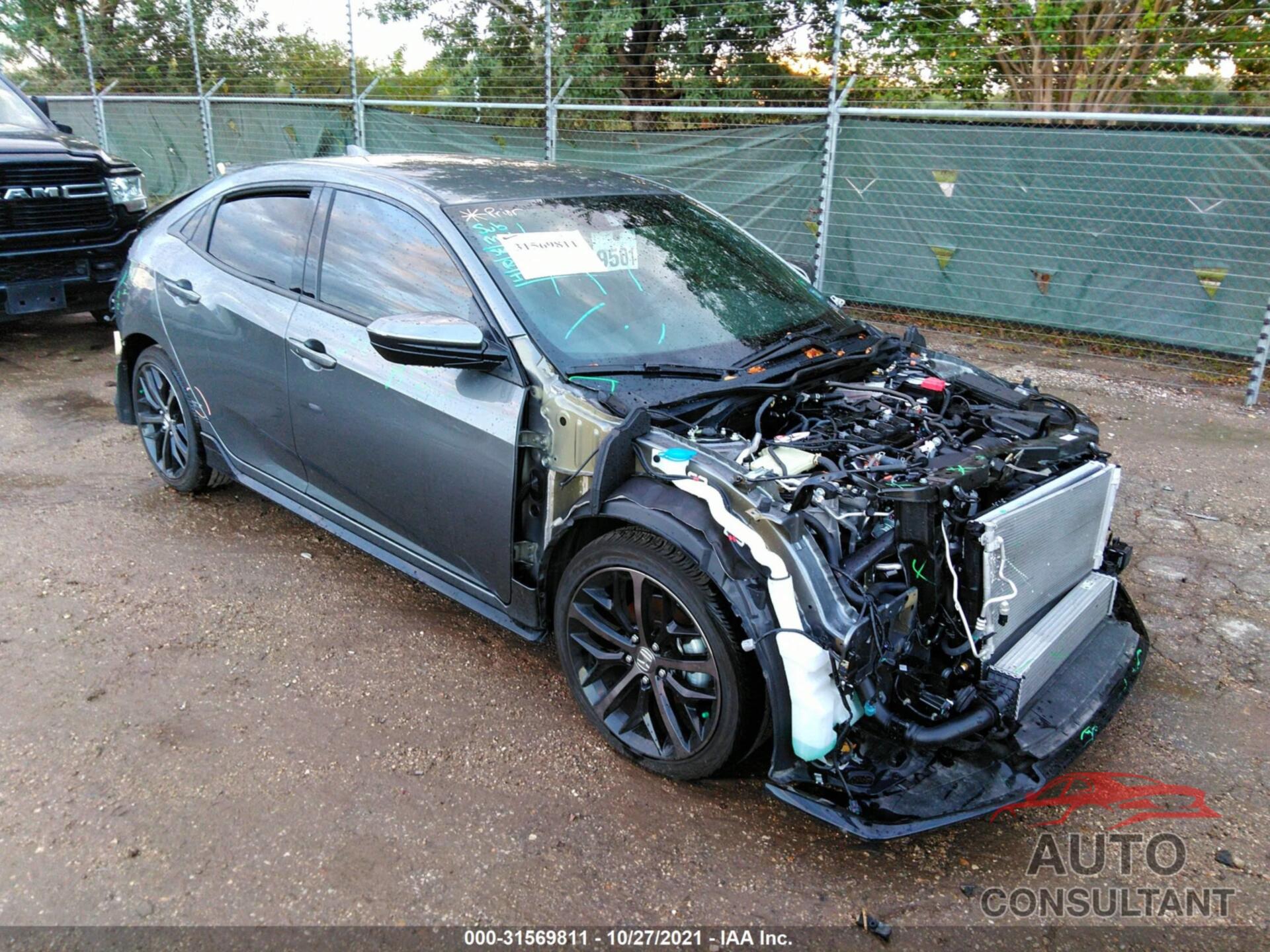 HONDA CIVIC HATCHBACK 2021 - SHHFK7H42MU215552