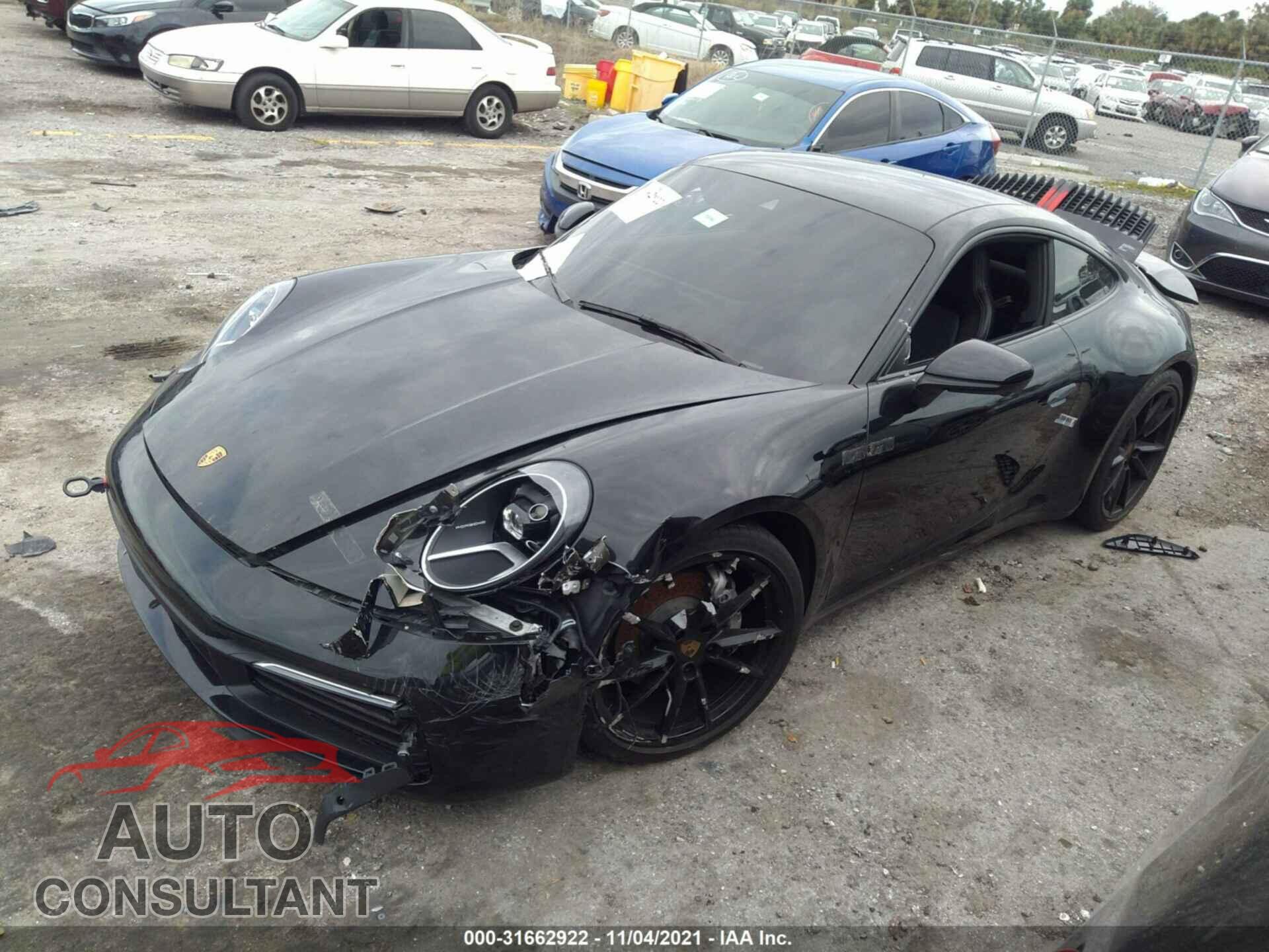 PORSCHE 911 2021 - WP0AA2A93MS205266