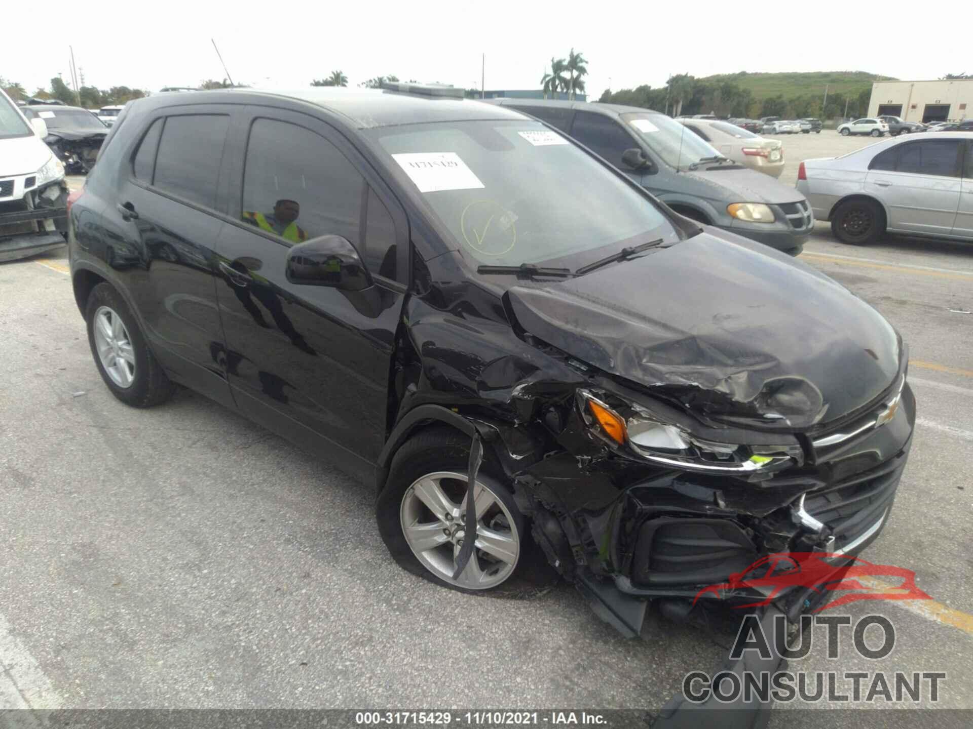 CHEVROLET TRAX 2020 - KL7CJKSB1LB087627
