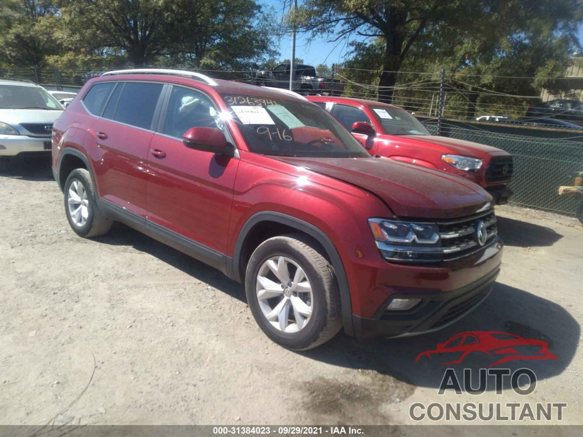 VOLKSWAGEN ATLAS 2018 - 1V2KR2CA8JC542721