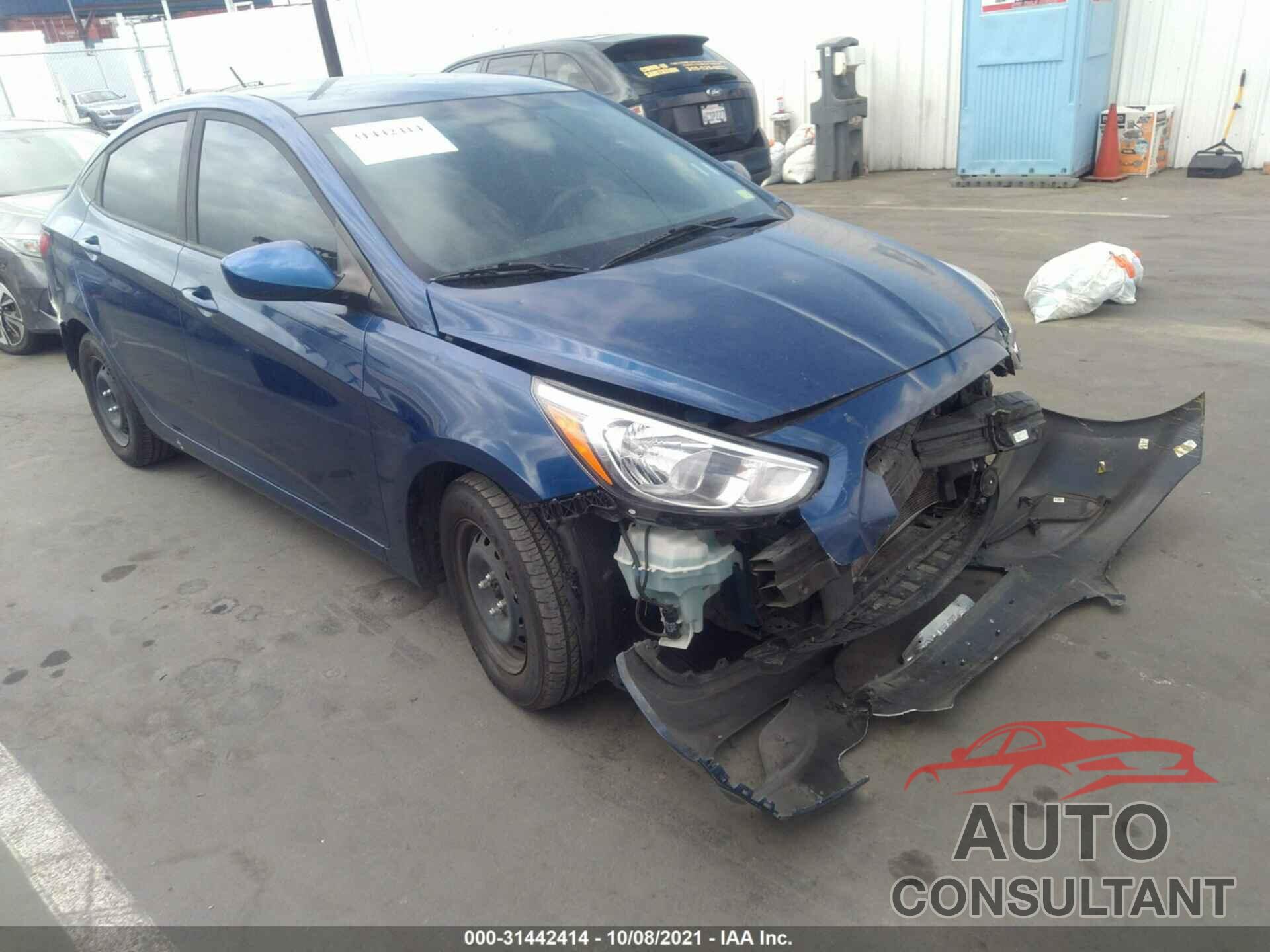HYUNDAI ACCENT 2017 - KMHCT4AE7HU272969
