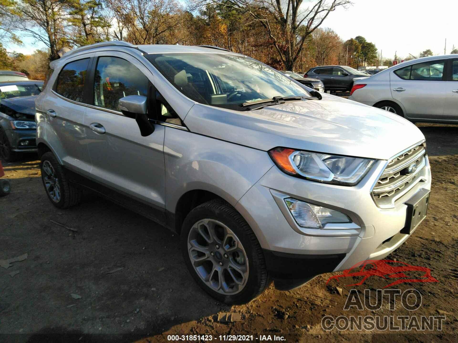 FORD ECOSPORT 2020 - MAJ6S3KL9LC355948