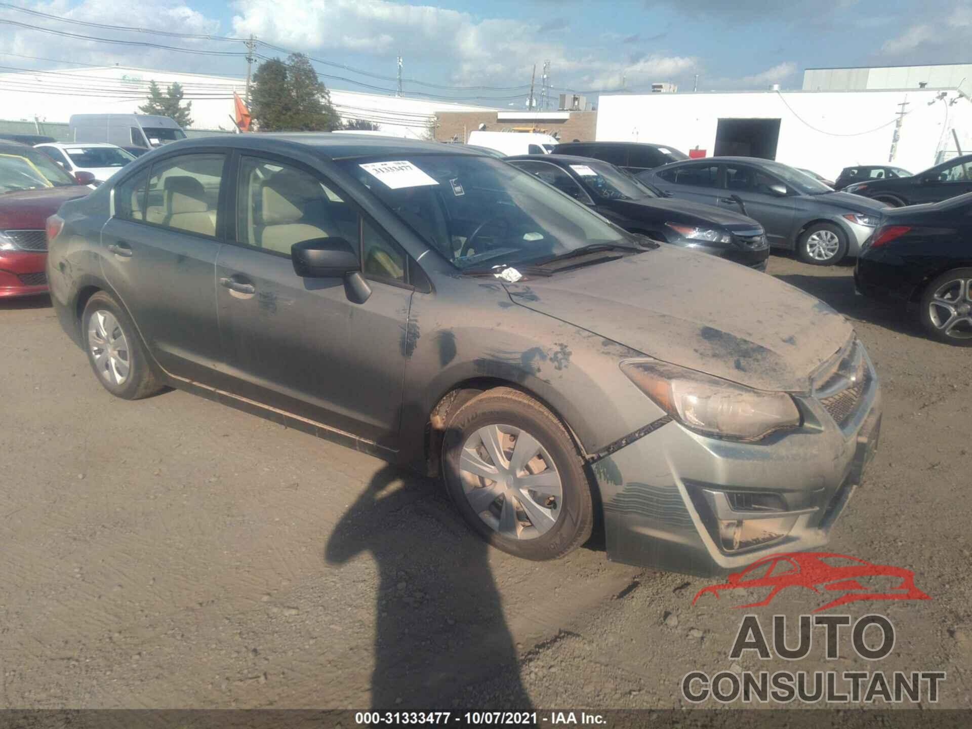 SUBARU IMPREZA SEDAN 2016 - JF1GJAA62GH020109