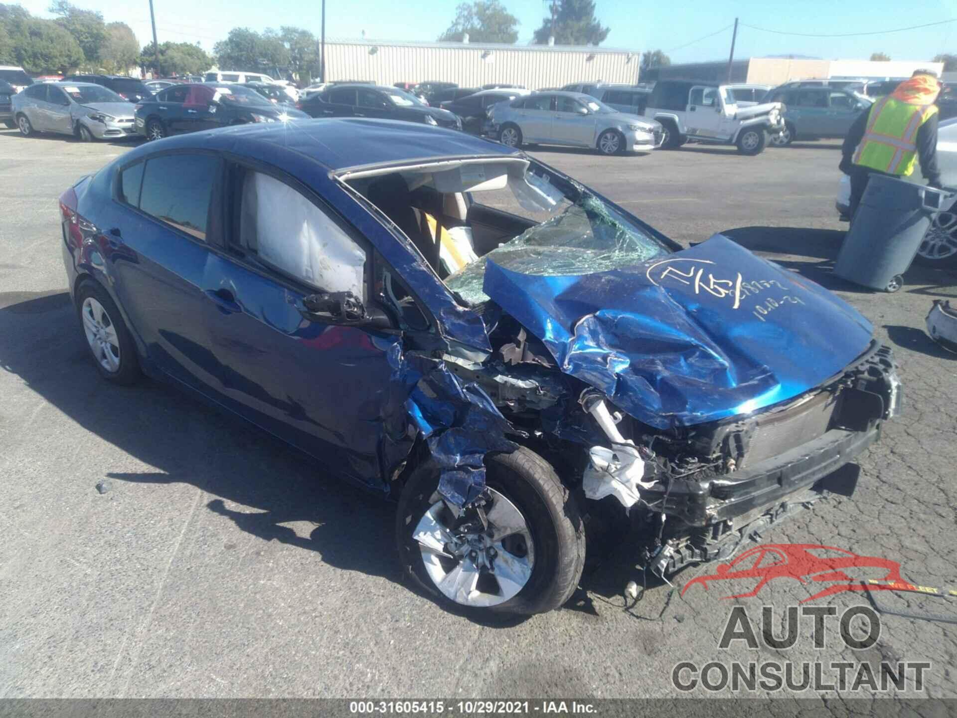 KIA FORTE 2017 - 3KPFK4A70HE156551