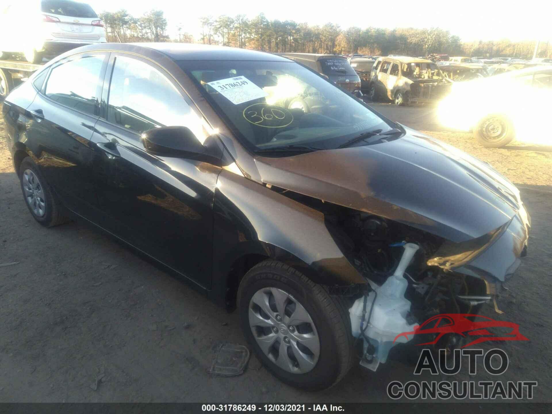 HYUNDAI ACCENT 2017 - KMHCT4AE4HU337180
