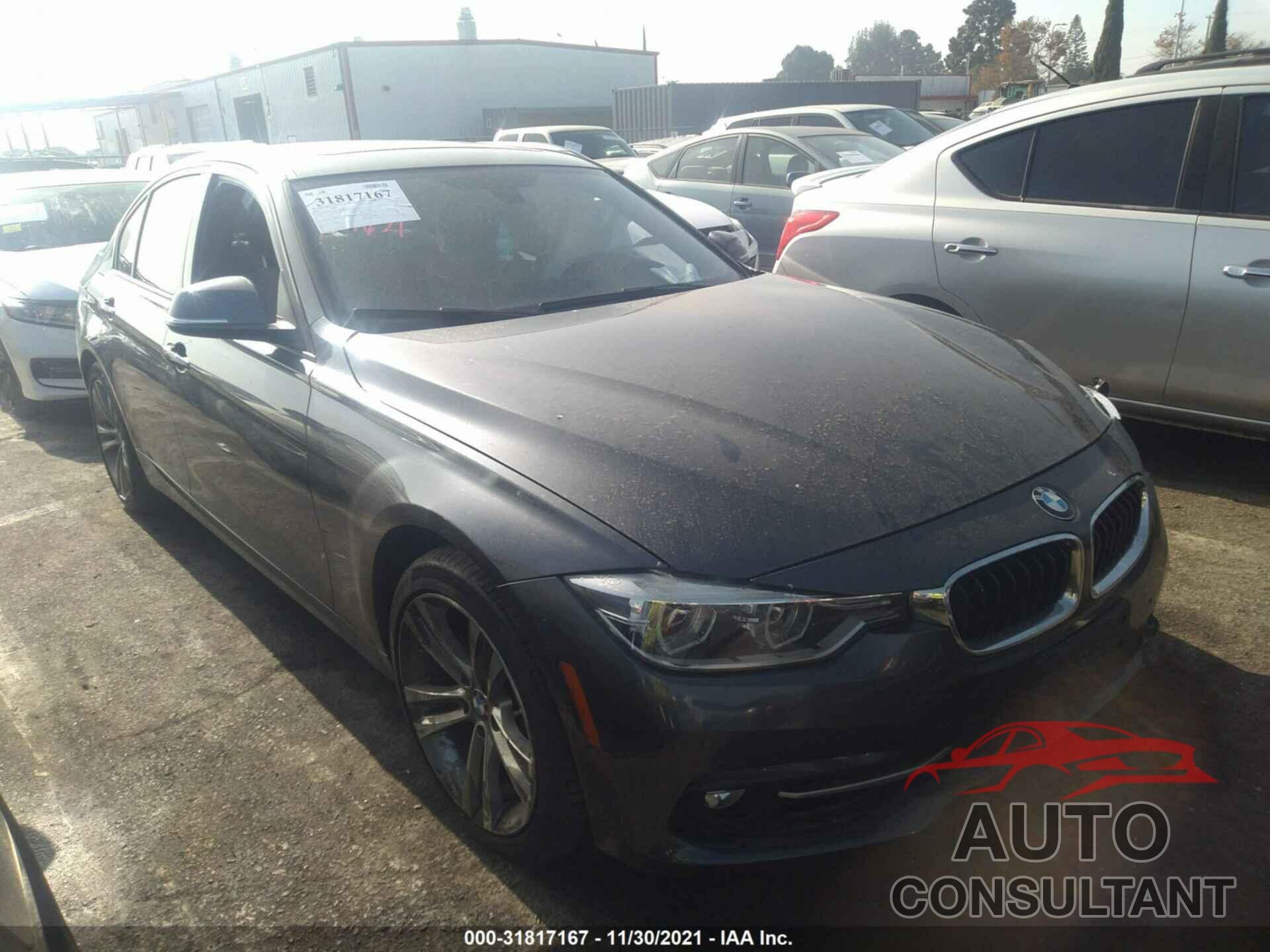 BMW 3 SERIES 2016 - WBA8E9G57GNU30189