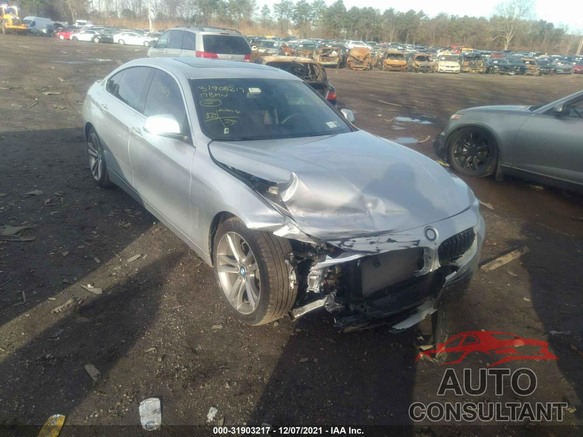 BMW 4 SERIES 2017 - WBA4F7C31HG788463