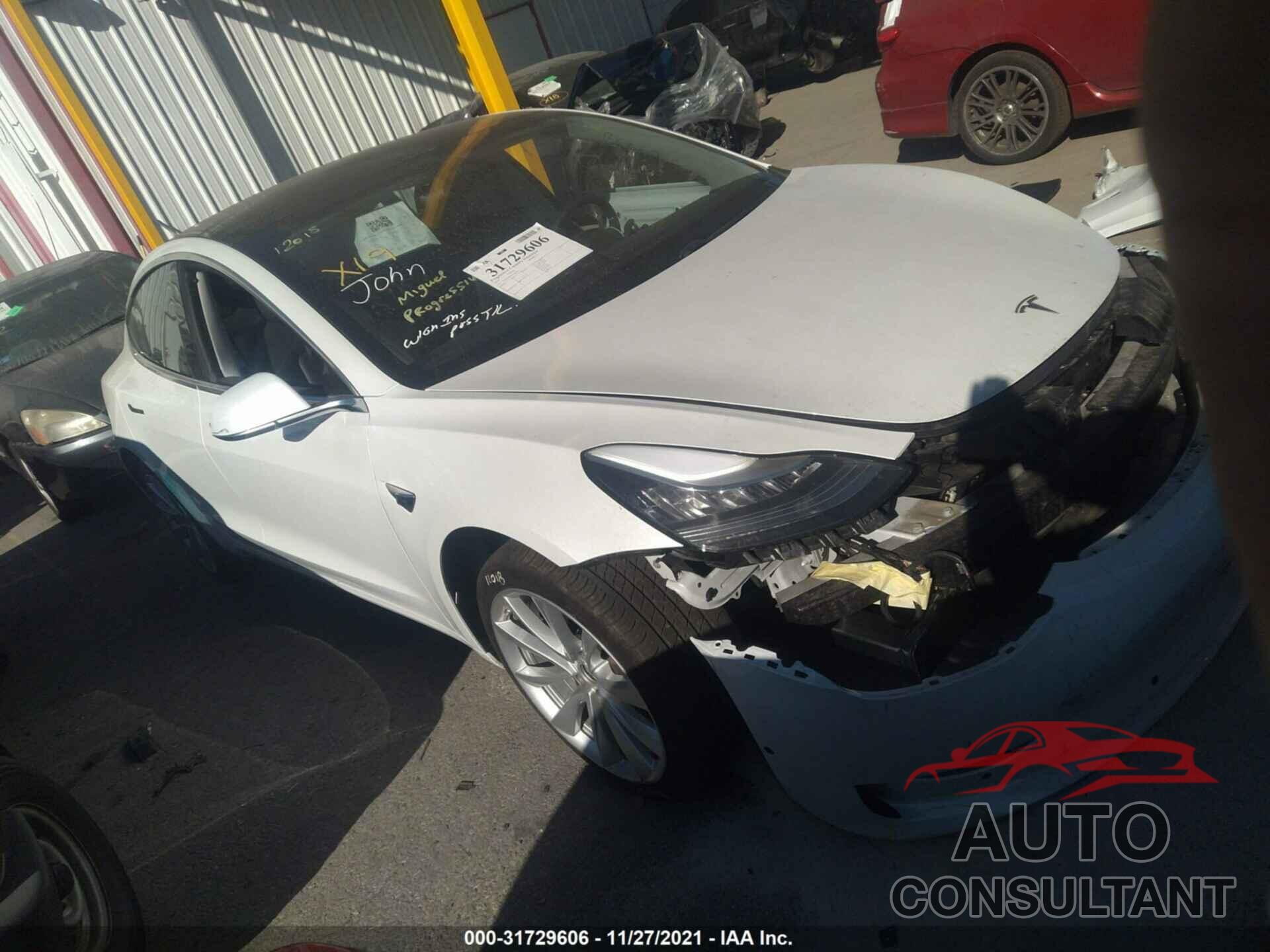 TESLA MODEL 3 2019 - 5YJ3E1EB7KF512776