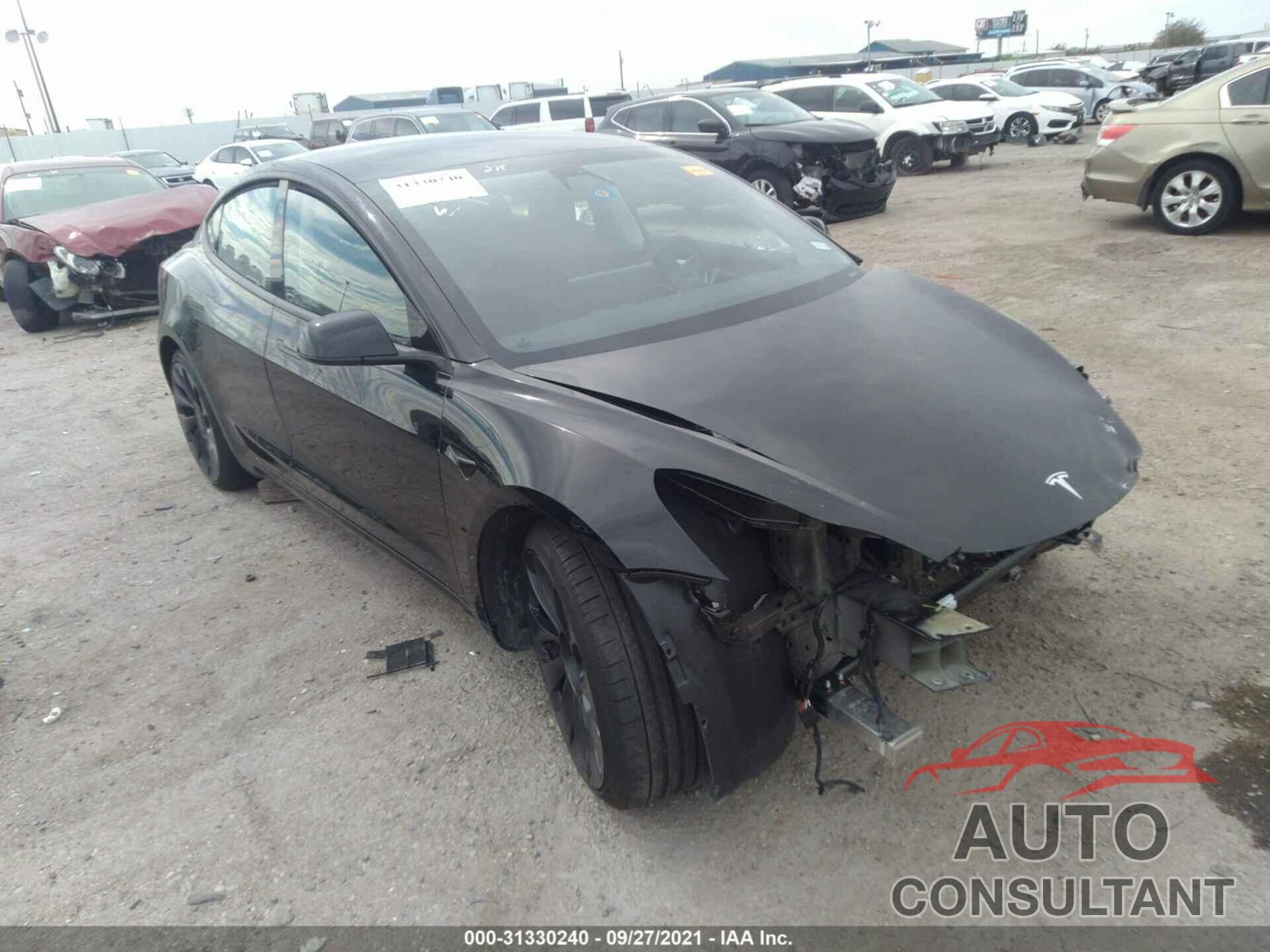 TESLA MODEL 3 2021 - 5YJ3E1EC8MF976008