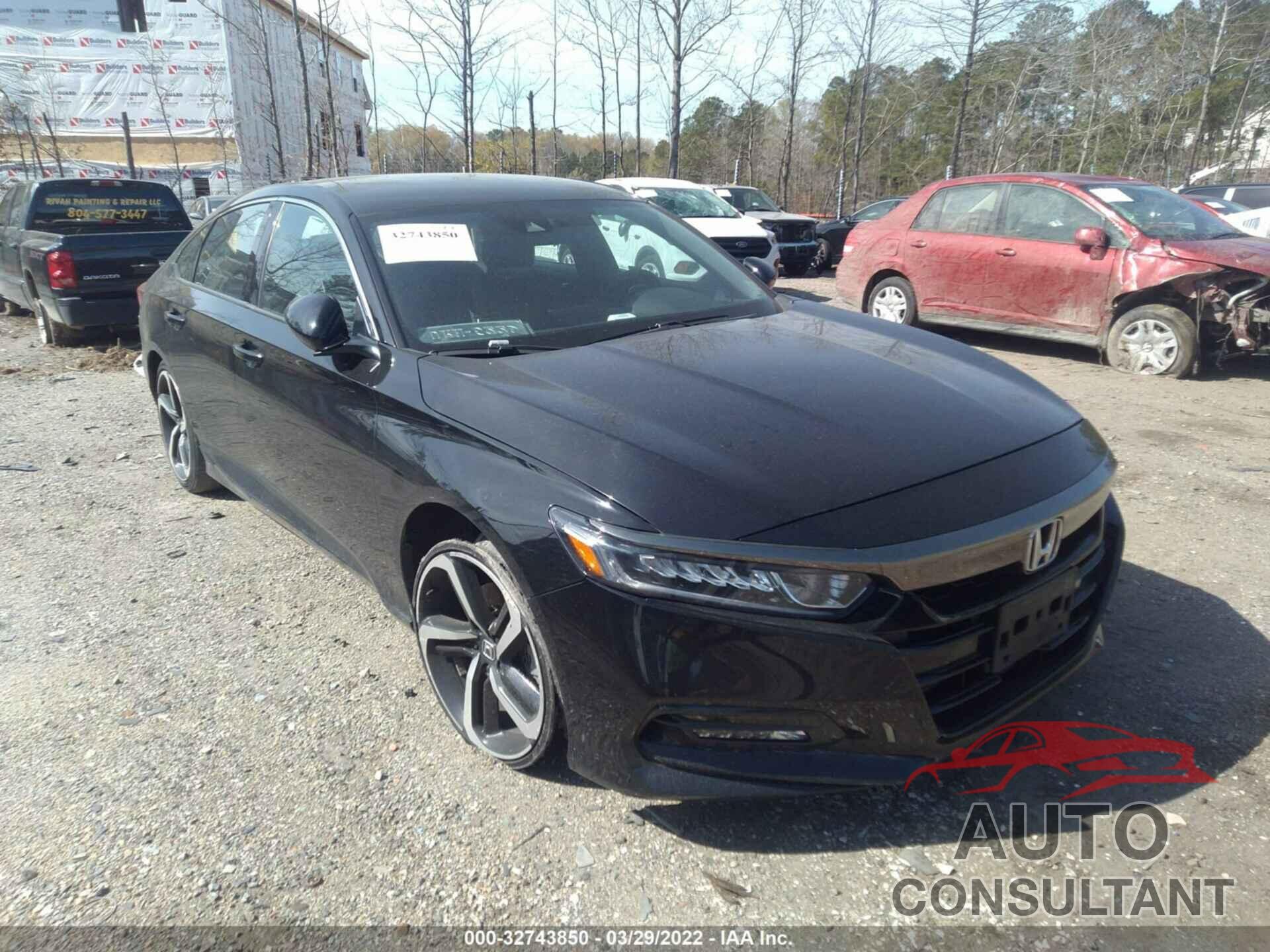 HONDA ACCORD SEDAN 2019 - 1HGCV1F37KA101749