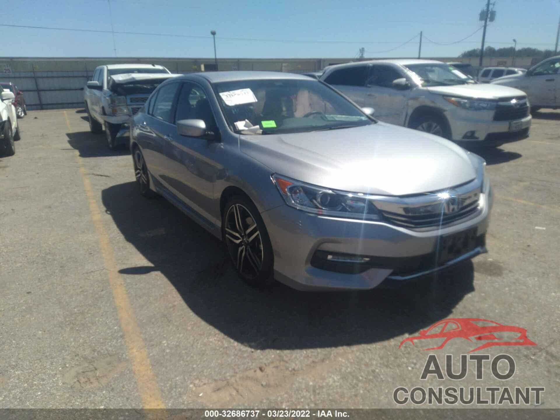 HONDA ACCORD SEDAN 2016 - 1HGCR2F56GA055866