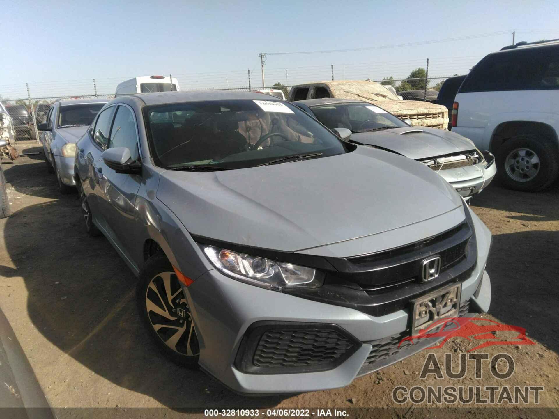 HONDA CIVIC HATCHBACK 2018 - SHHFK7H34JU411883