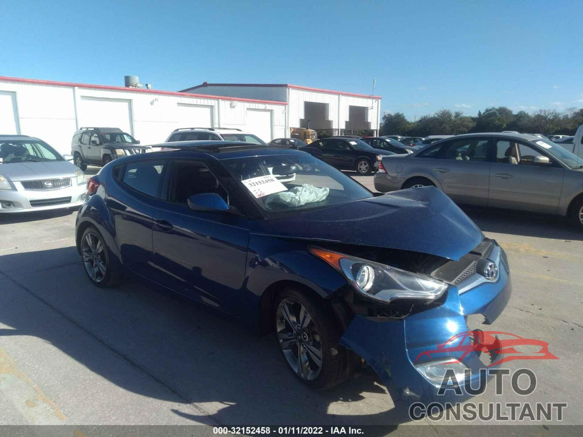 HYUNDAI VELOSTER 2017 - KMHTC6AD0HU322226