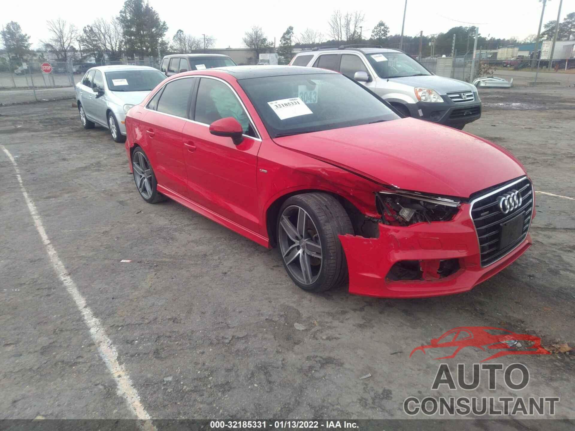 AUDI A3 2016 - WAUJ8GFF7G1021737