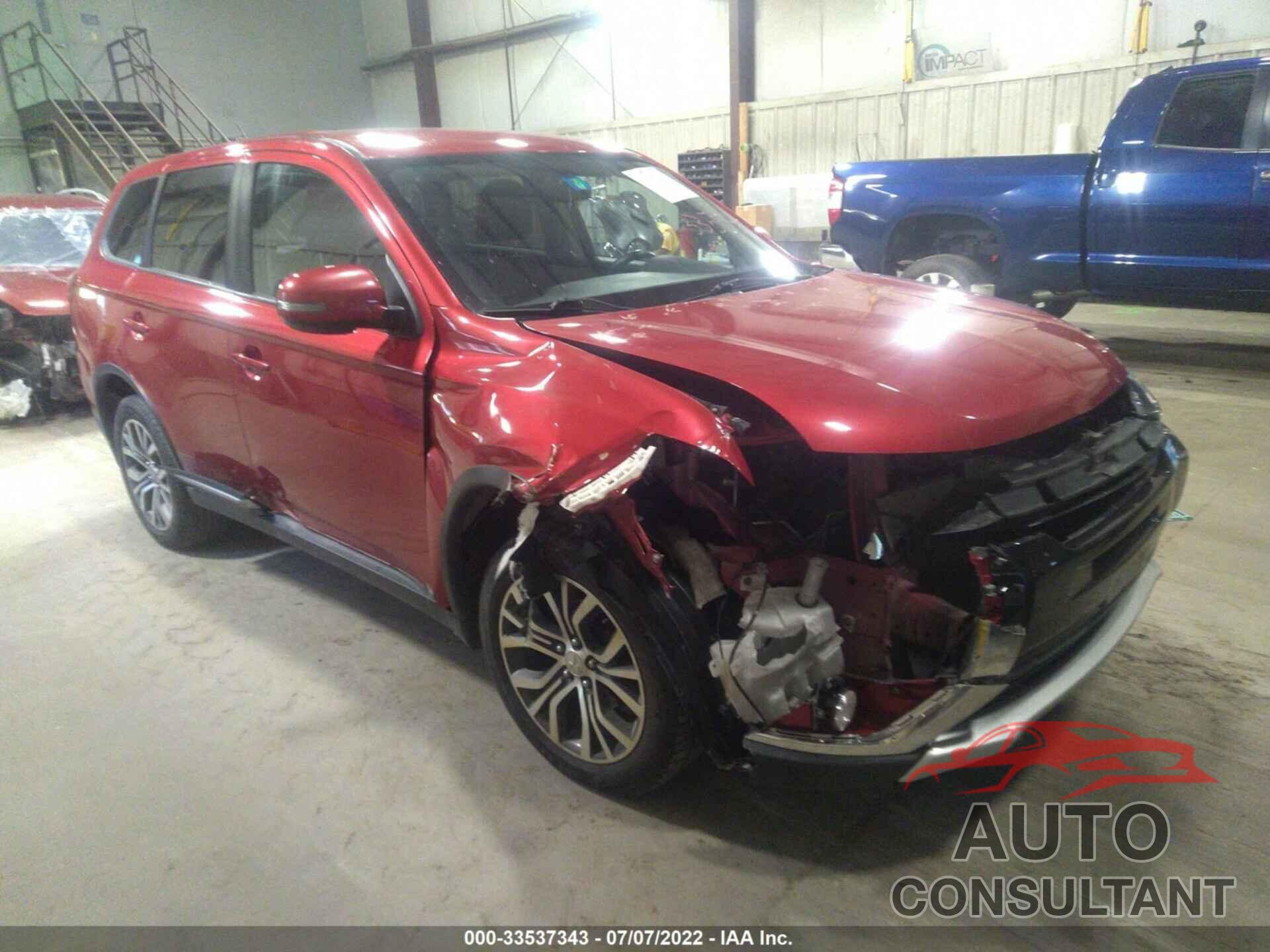 MITSUBISHI OUTLANDER 2016 - JA4AZ3A35GZ039493