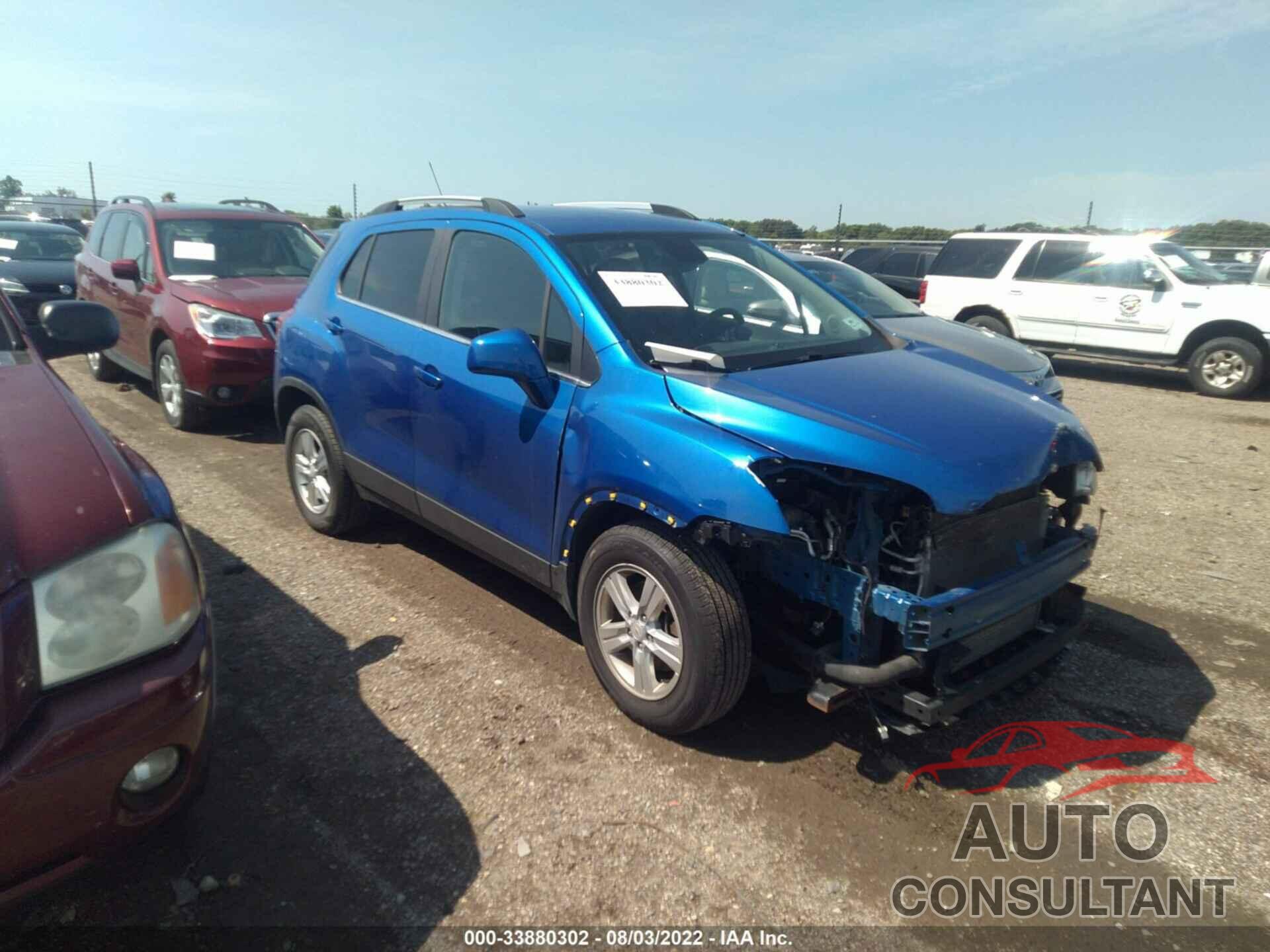 CHEVROLET TRAX 2016 - KL7CJLSB0GB757504