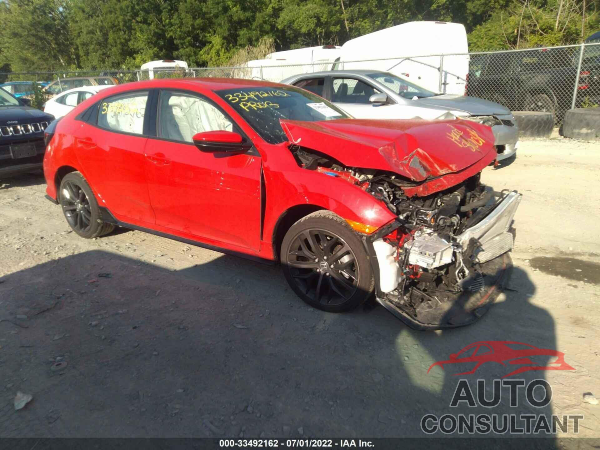 HONDA CIVIC HATCHBACK 2021 - SHHFK7H41MU402460