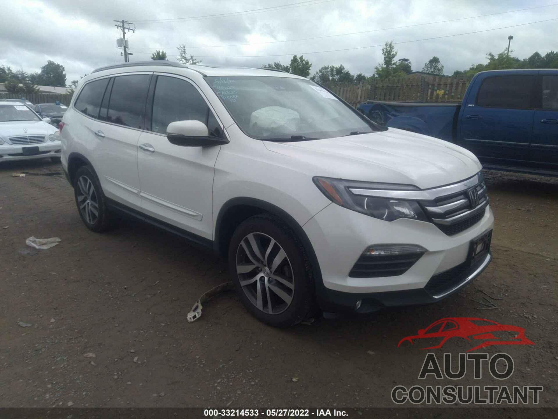 HONDA PILOT 2016 - 5FNYF6H03GB102025