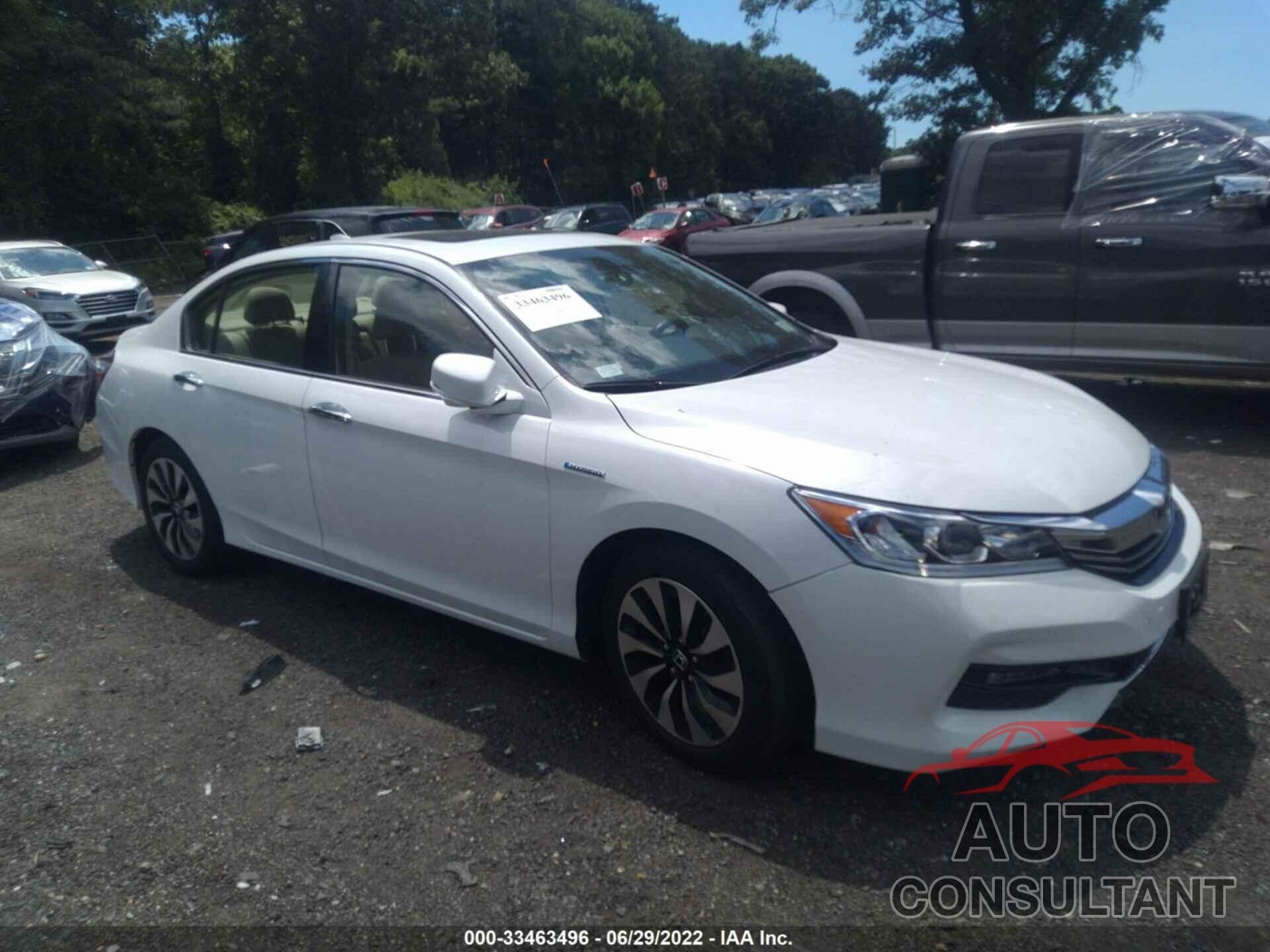 HONDA ACCORD HYBRID 2017 - JHMCR6F5XHC028387