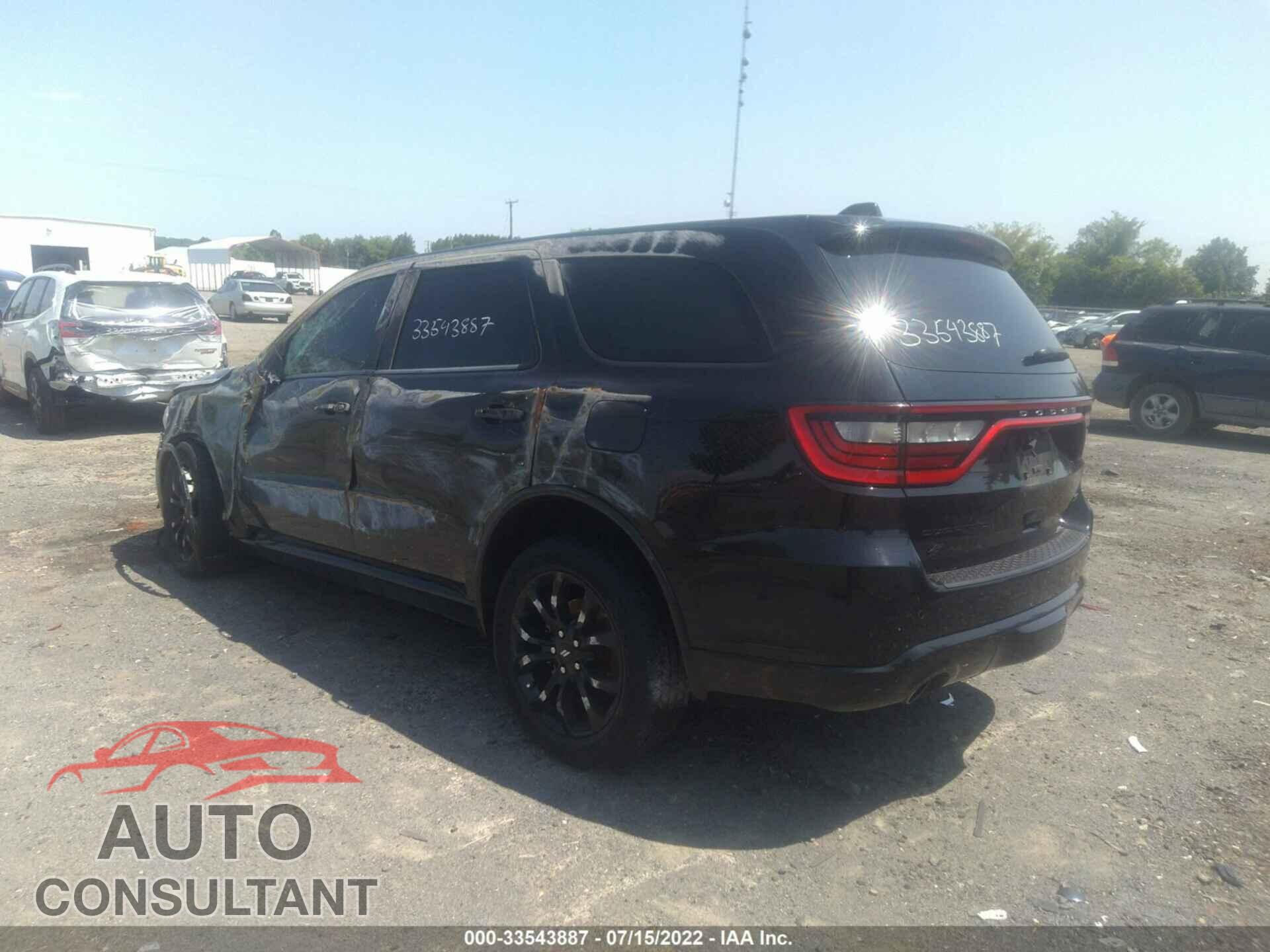 DODGE DURANGO 2019 - 1C4RDJAG9KC606234