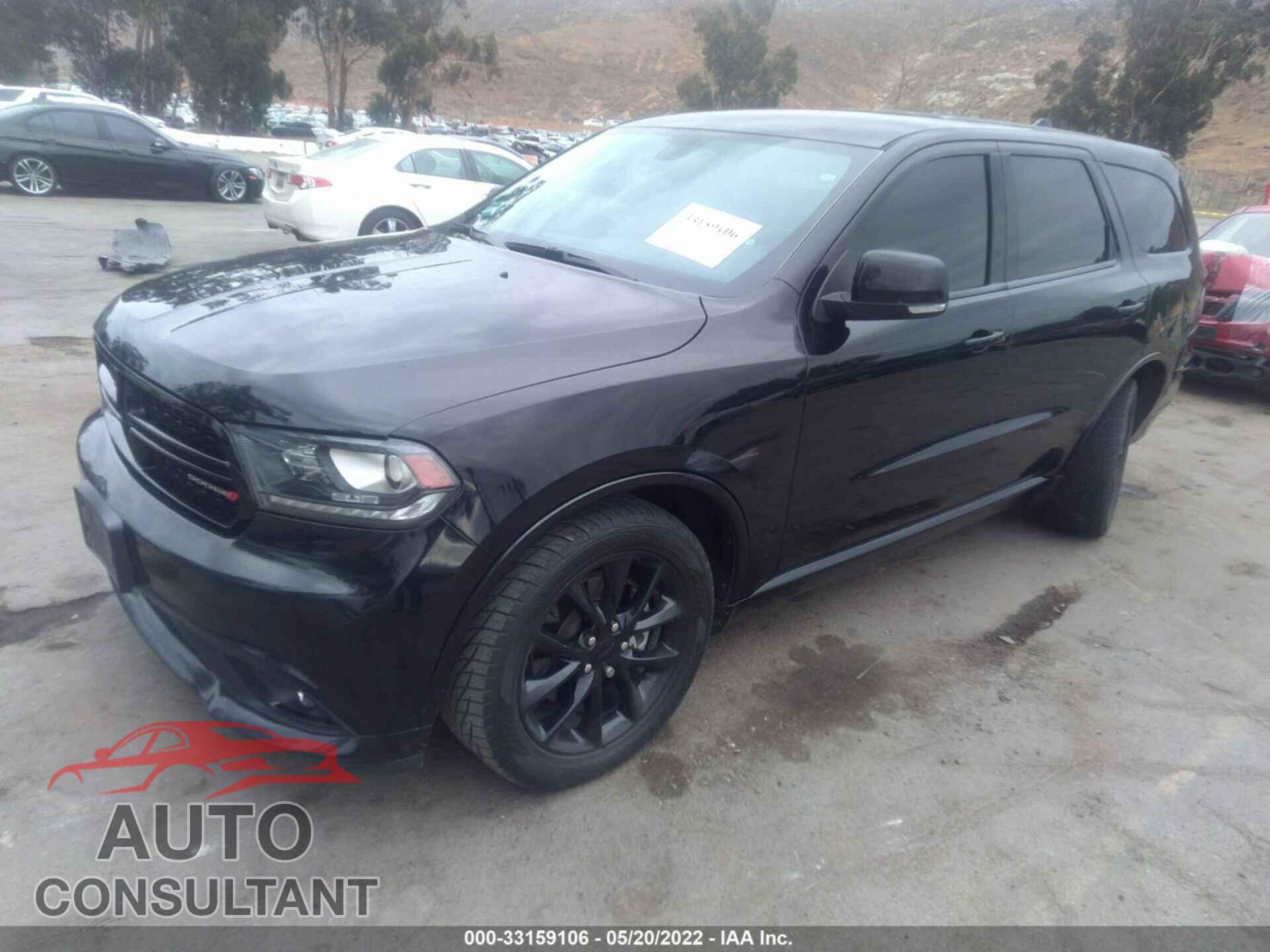 DODGE DURANGO 2017 - 1C4SDHCT1HC869847