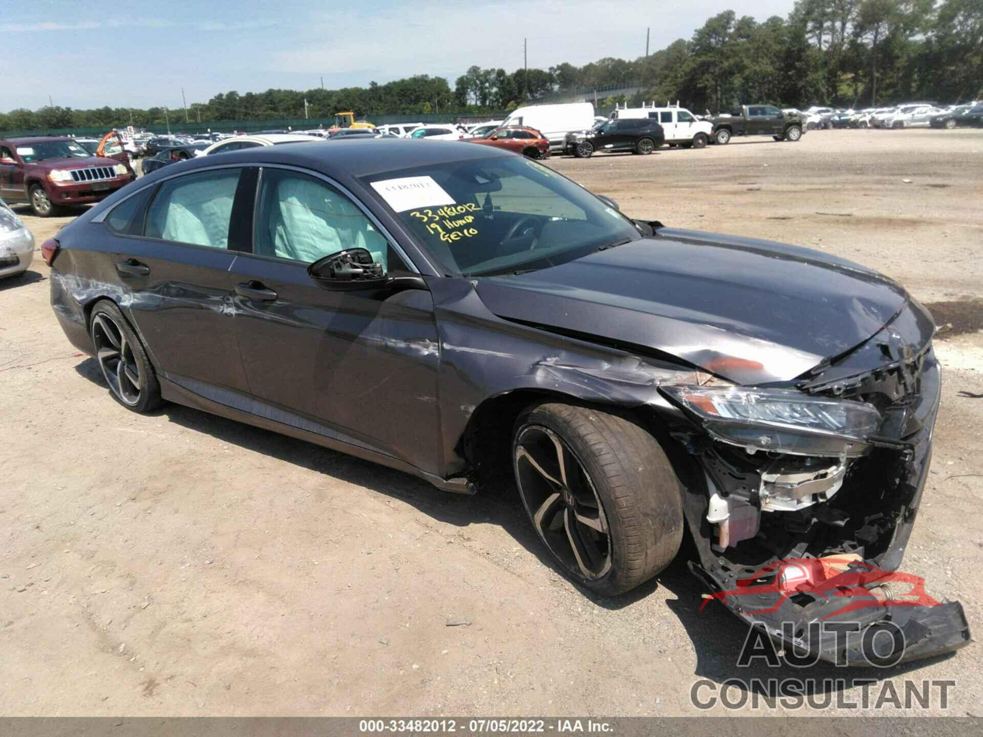 HONDA ACCORD SEDAN 2019 - 1HGCV1F39KA113370