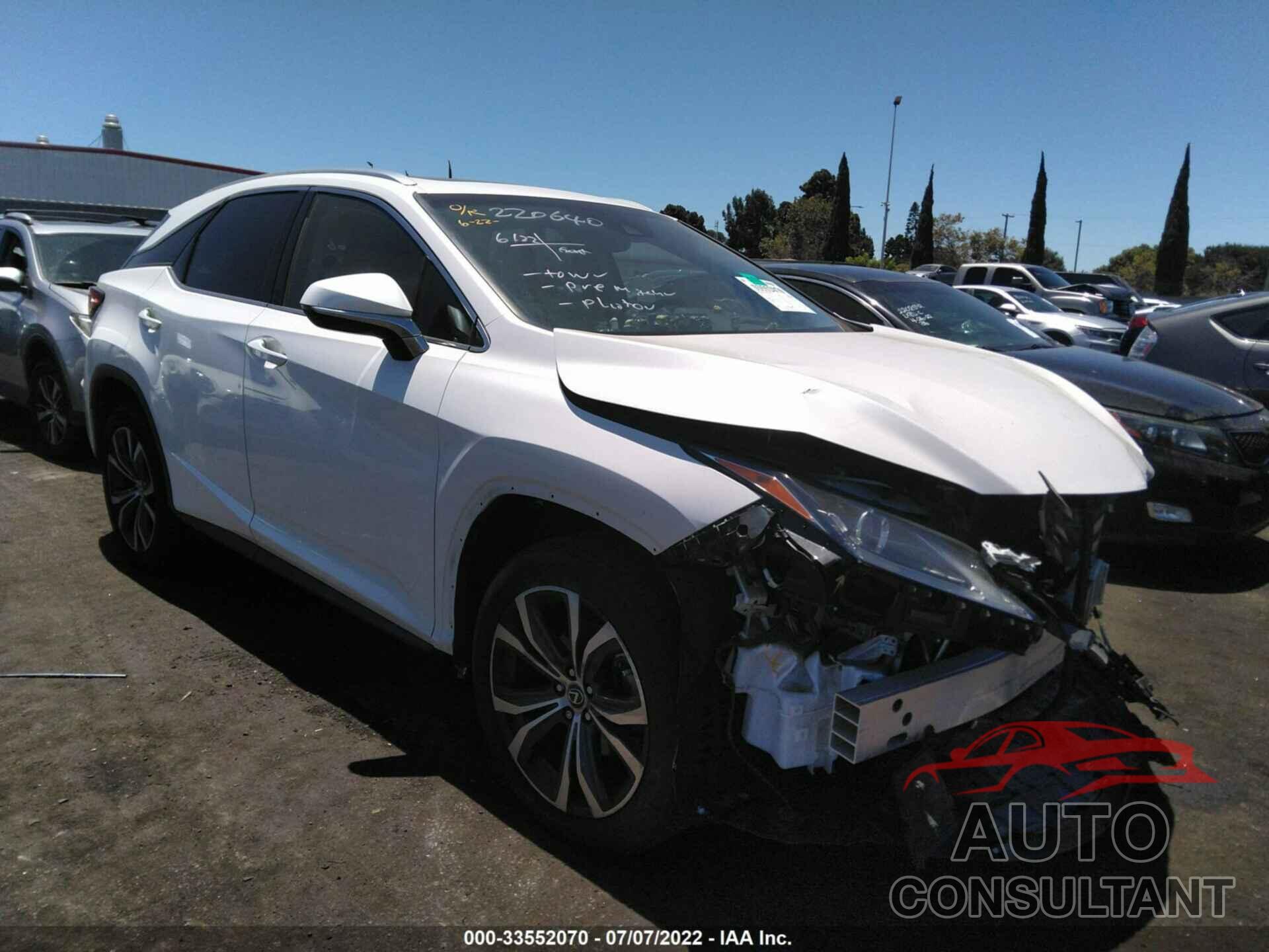 LEXUS RX 2019 - 2T2ZZMCA1KC130298