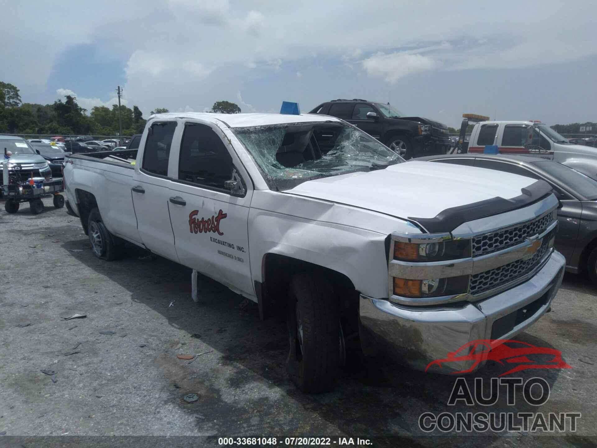 CHEVROLET SILVERADO 2500HD 2019 - 2GC2KREG1K1136349